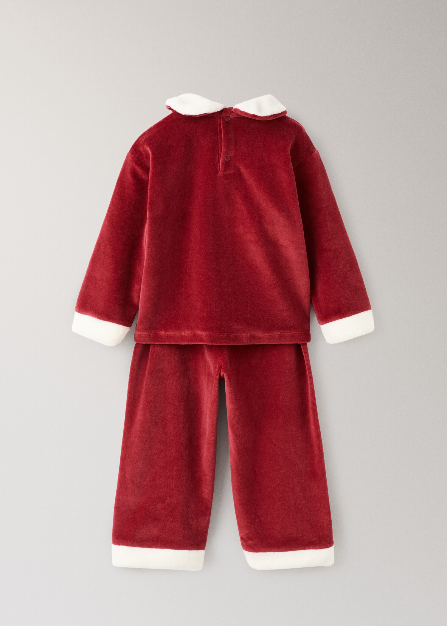 Children's Christmas cotton velour pyjamas - Details of the article 3