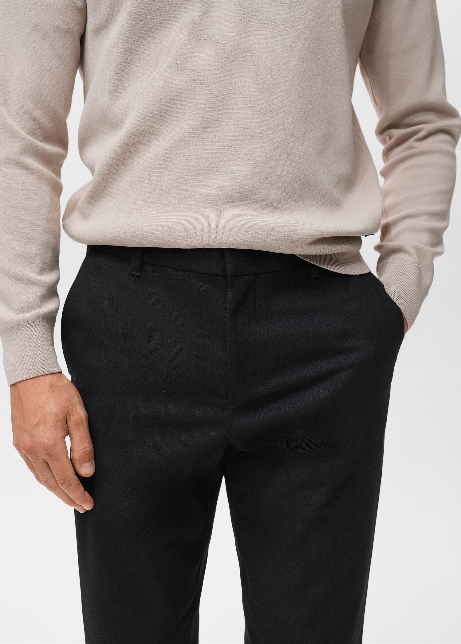 Slim-fit Thermolite® trousers - Details of the article 1