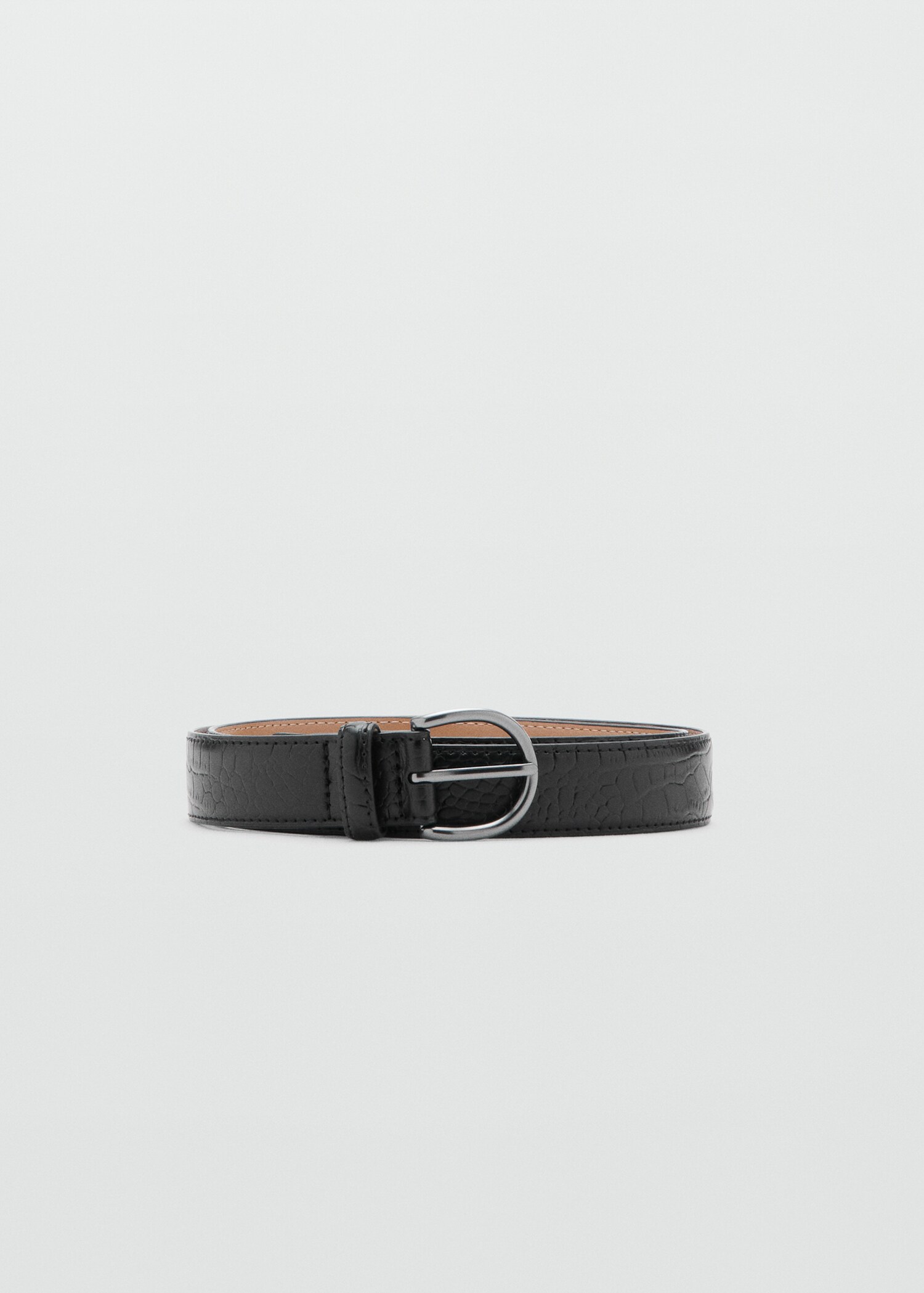 100% beaten leather belt - Article without model