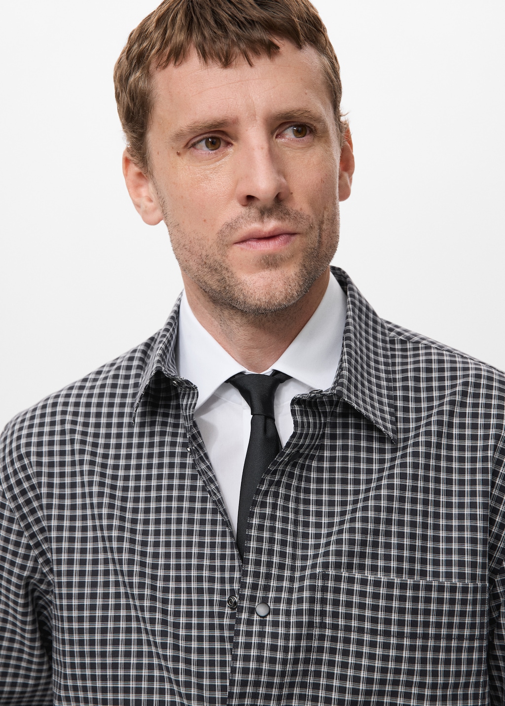 100% cotton relaxed-fit check shirt