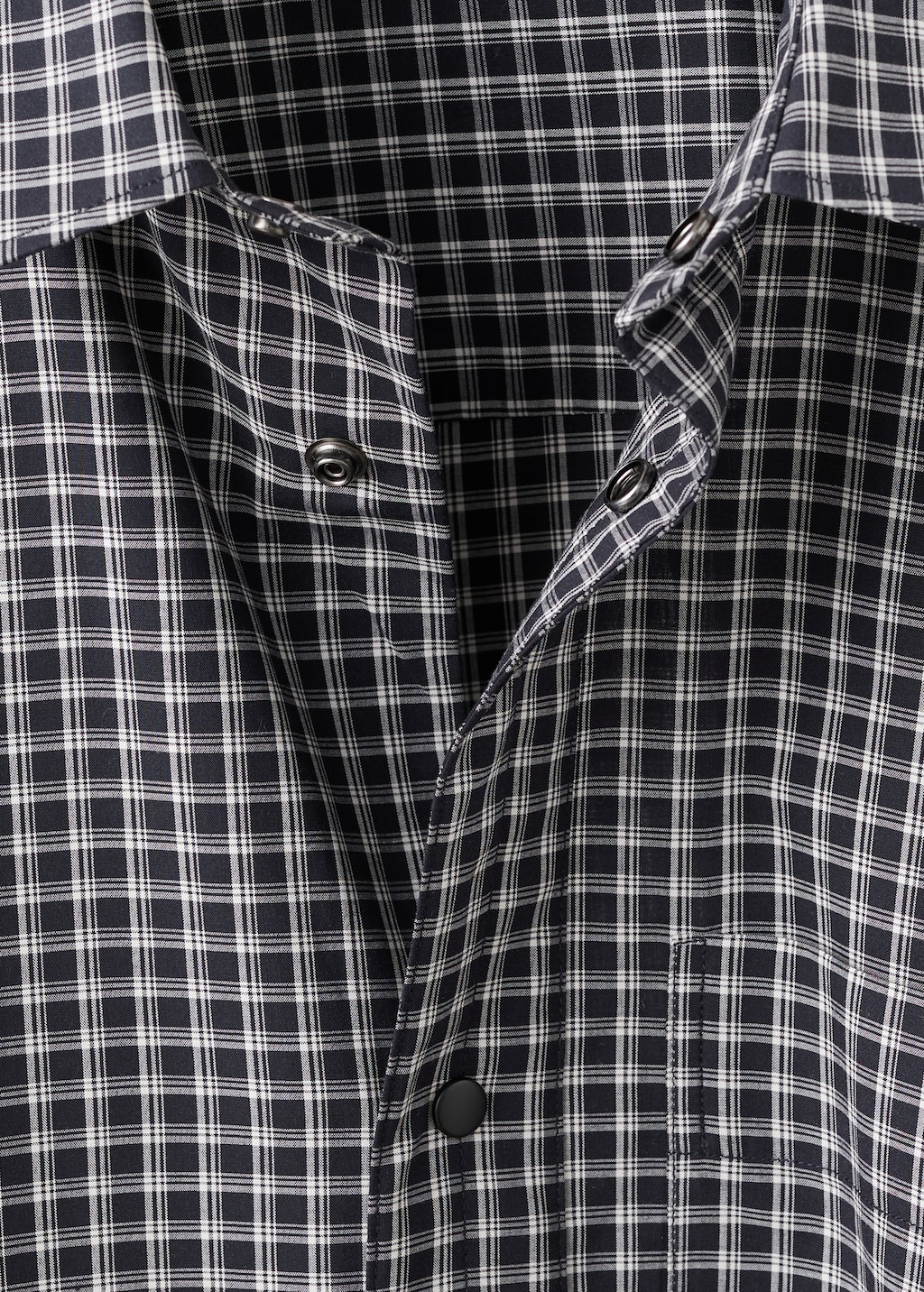 100% cotton relaxed-fit check shirt