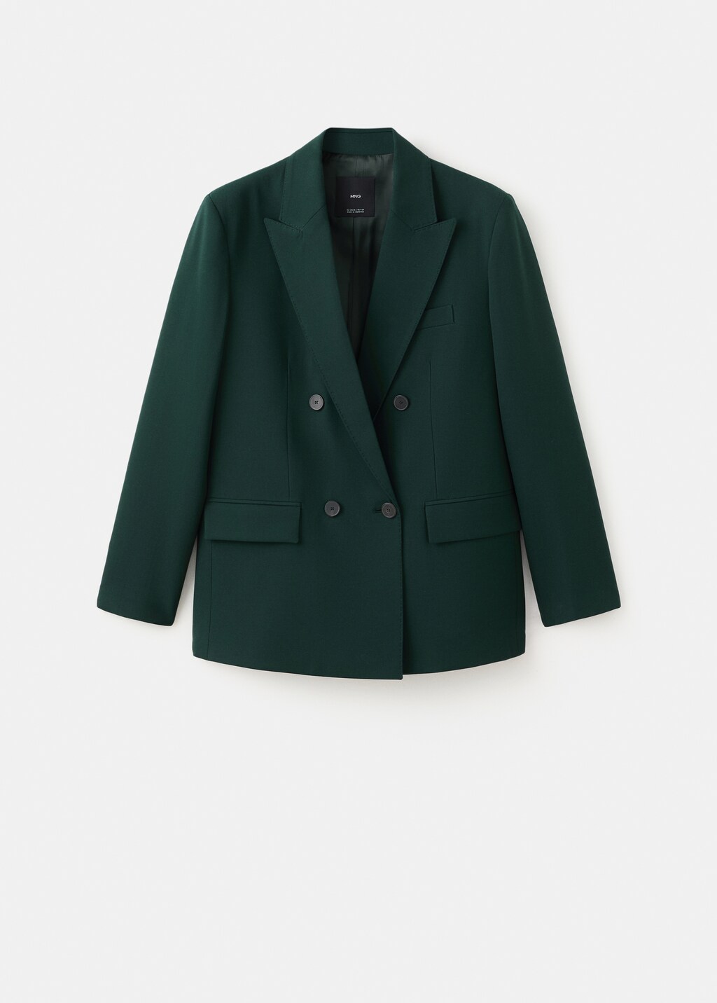 Mango Double-breasted suit blazer