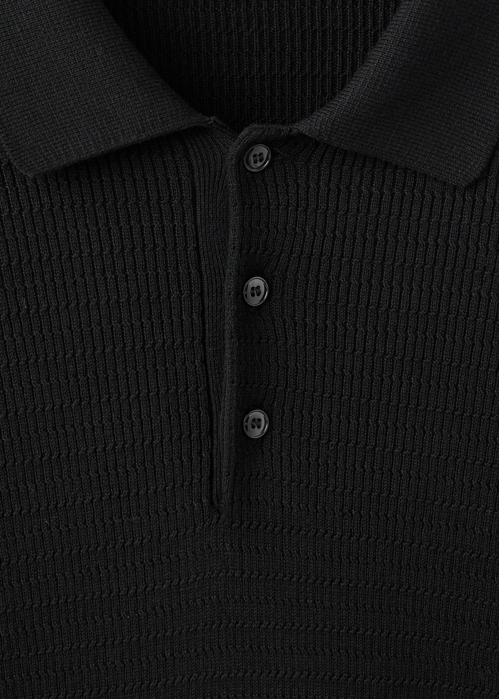 Cotton lyocell polo shirt