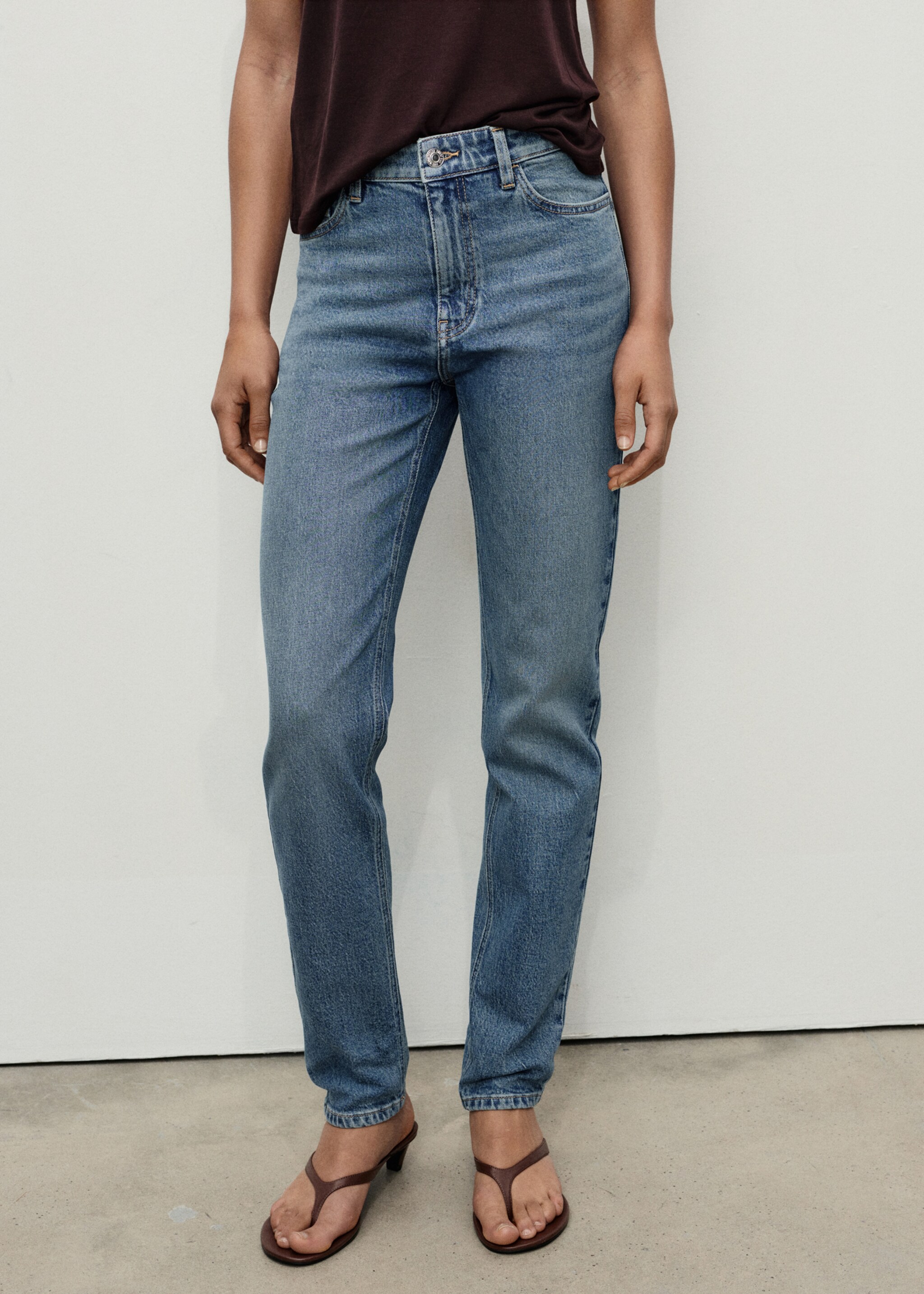 Newmom comfort high-rise jeans - Medium plane