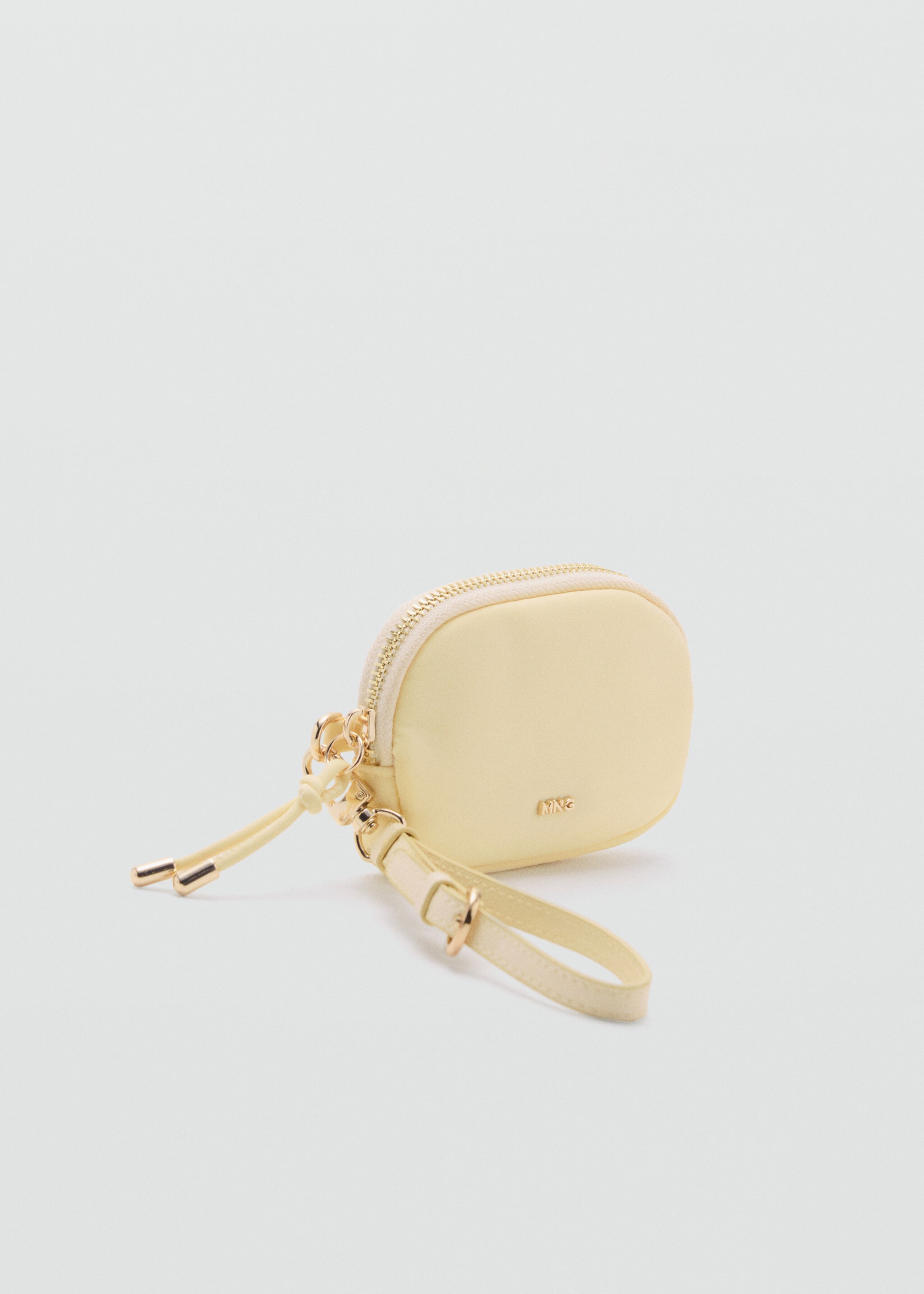 Nylon purse with zip - Medium plane
