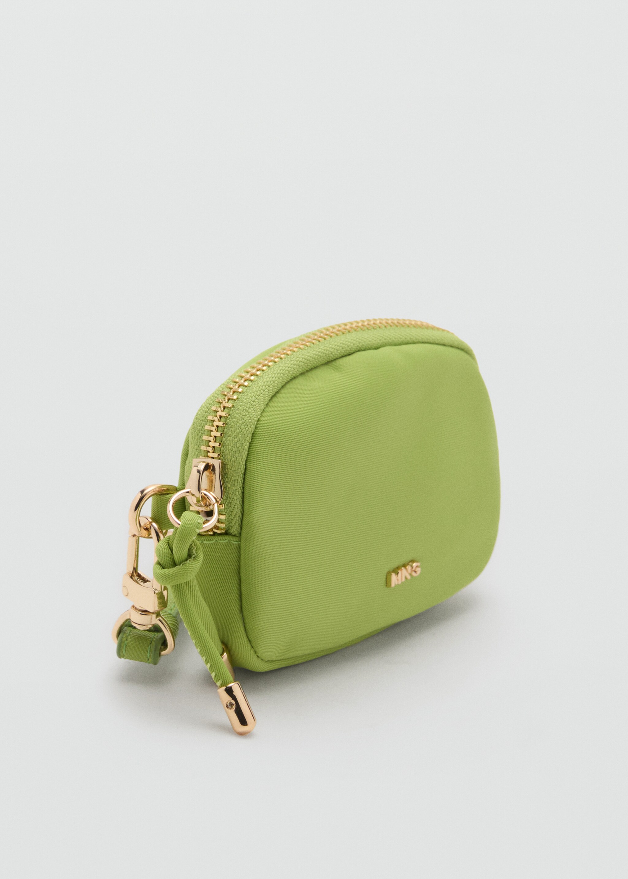 Nylon purse with zip - Medium plane