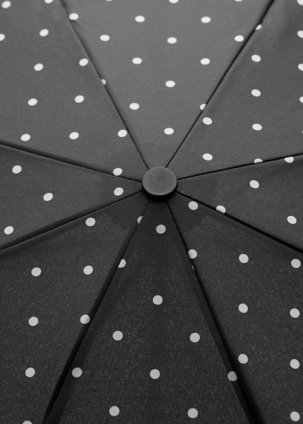 Polka-dot print umbrella