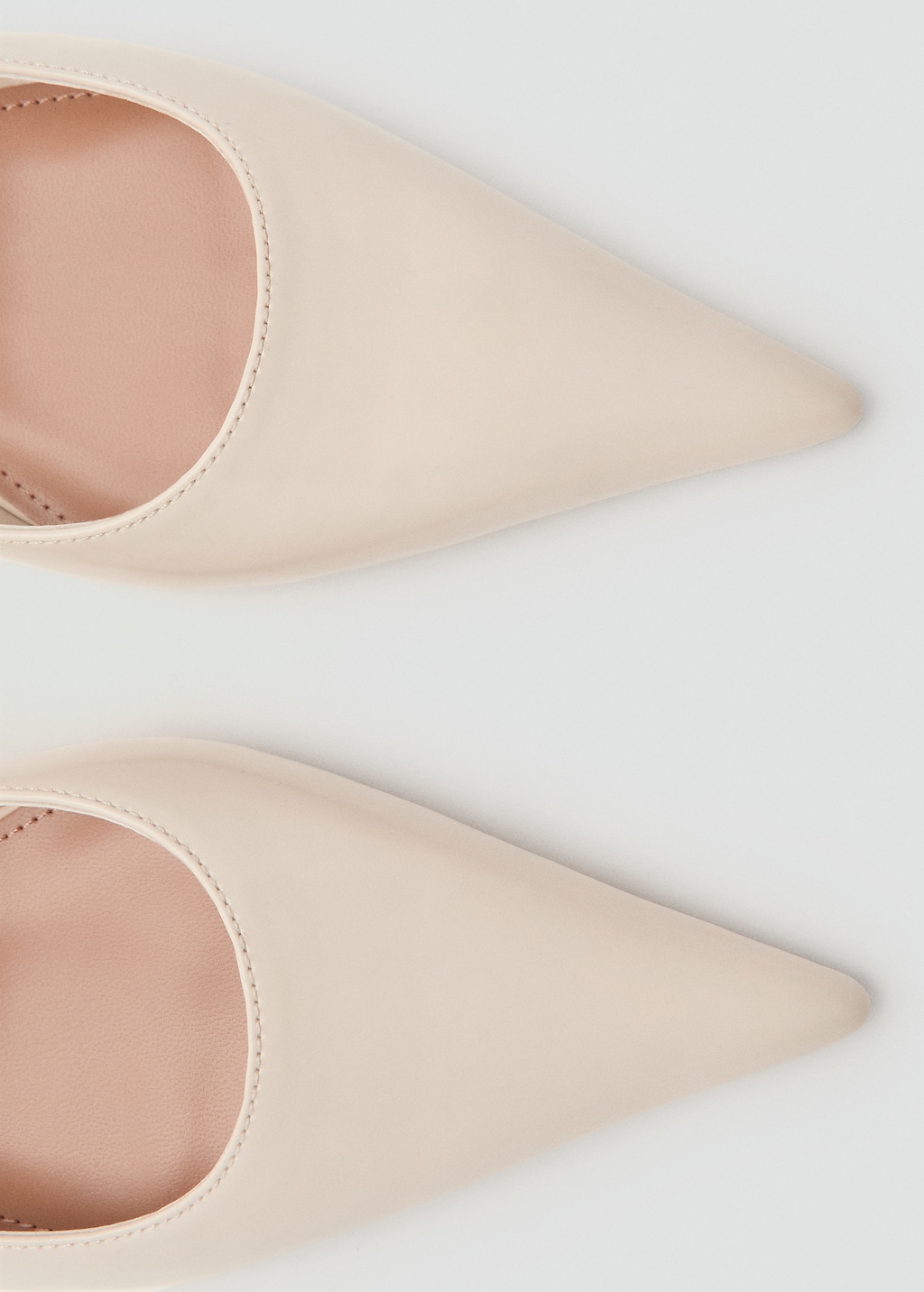 Mango Kitten-heel pointed shoes