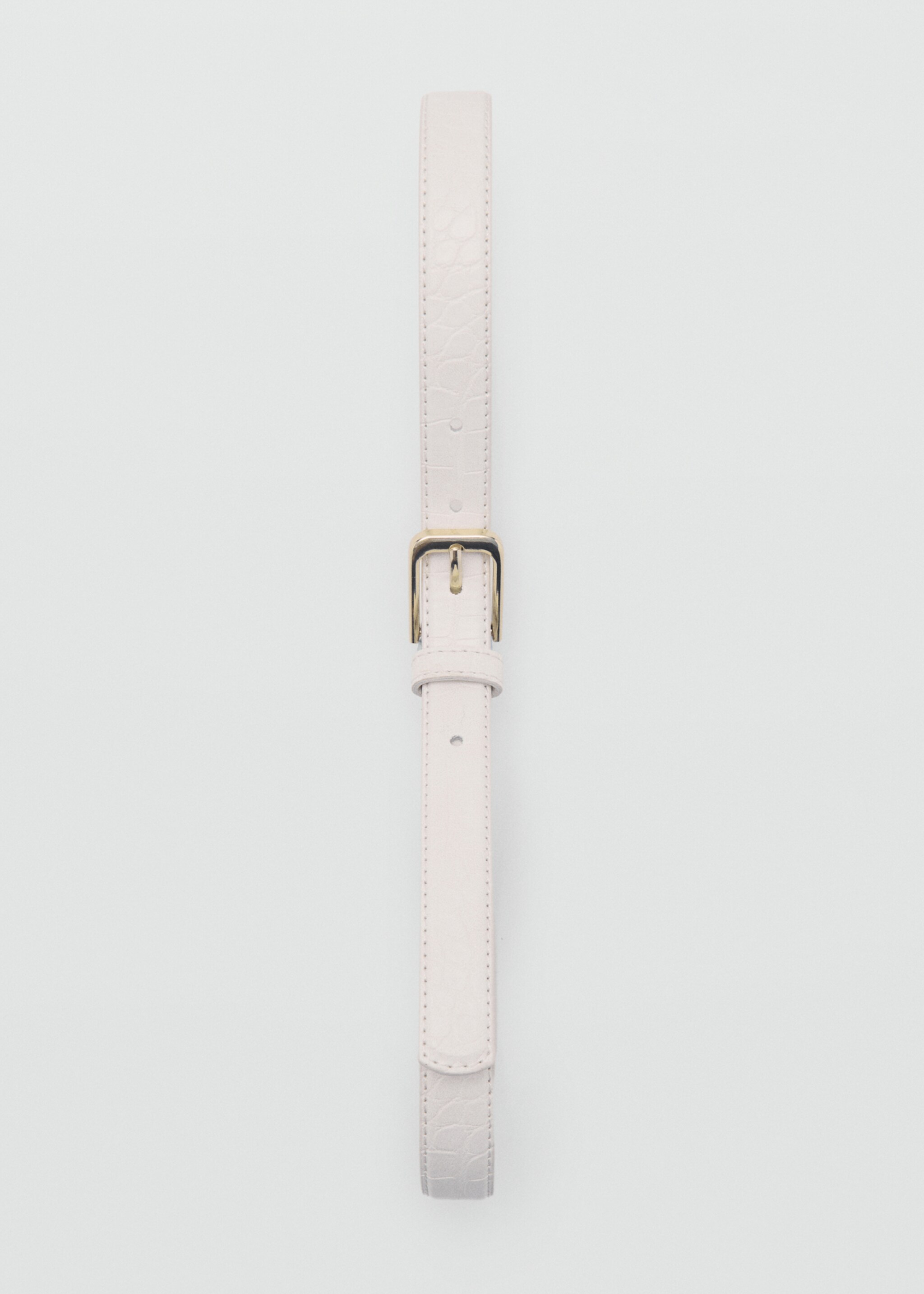 Fine croco leather-effect belt - Details of the article 2