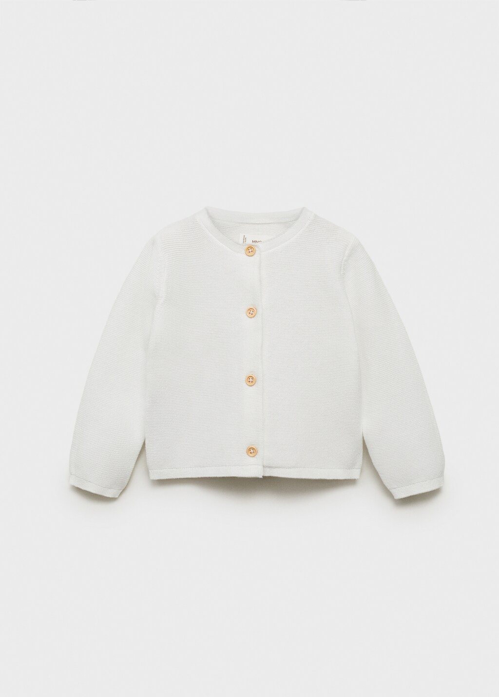 Knitted button cardigan