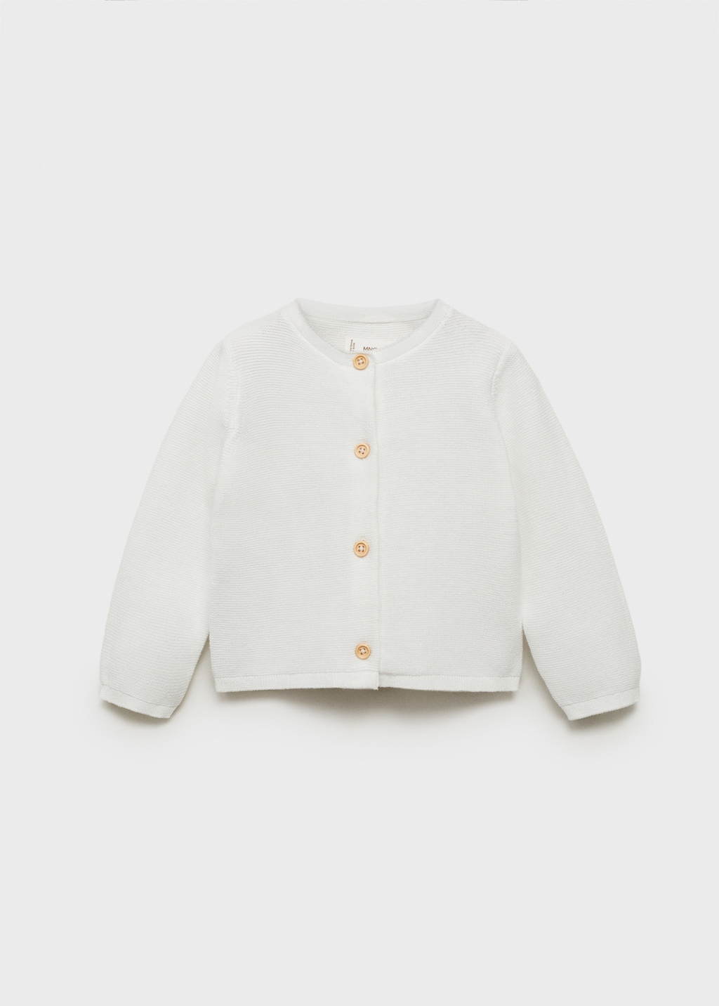 Knitted button cardigan