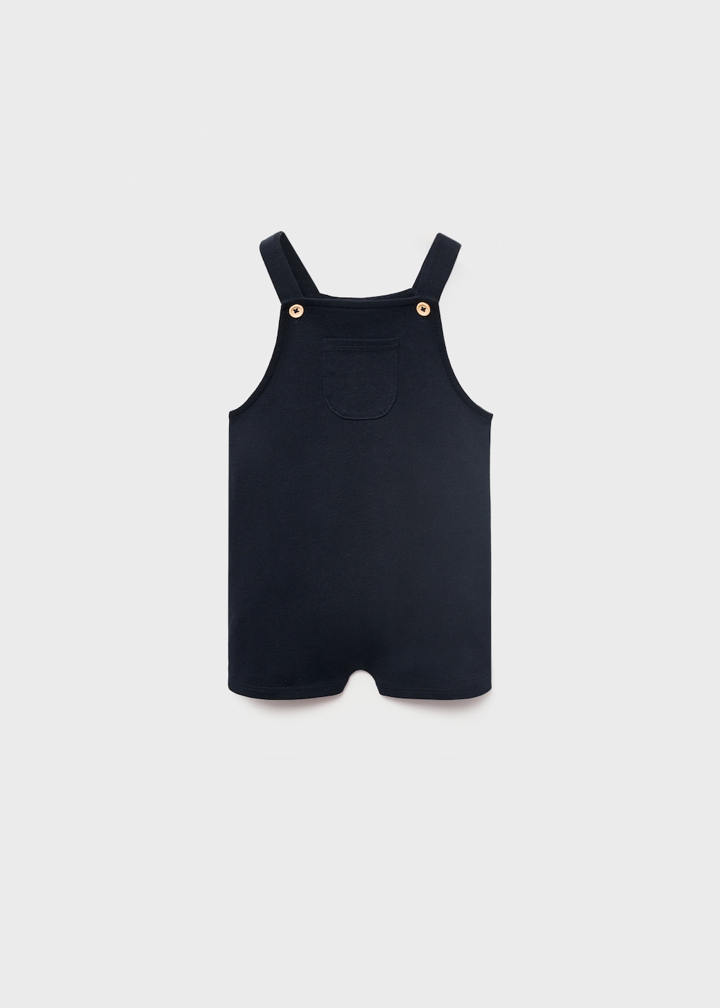 Short cotton dungarees