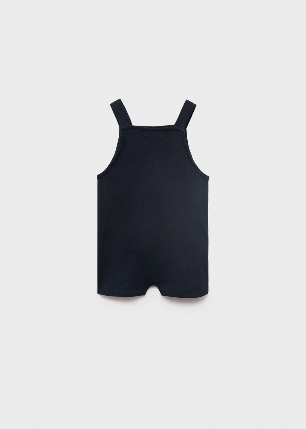 Short cotton dungarees