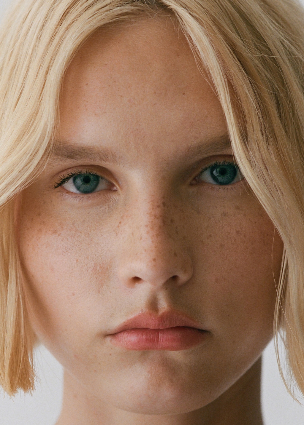 Short sleeve linen-blend shirt