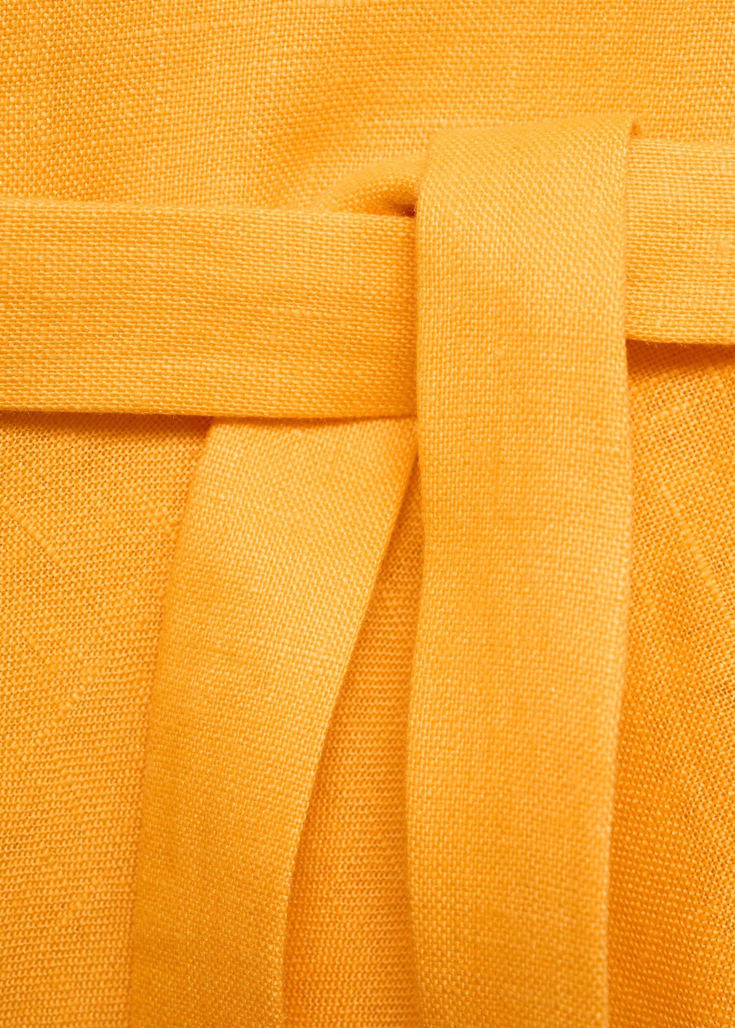 Bow linen-blend dress - Details of the article 8