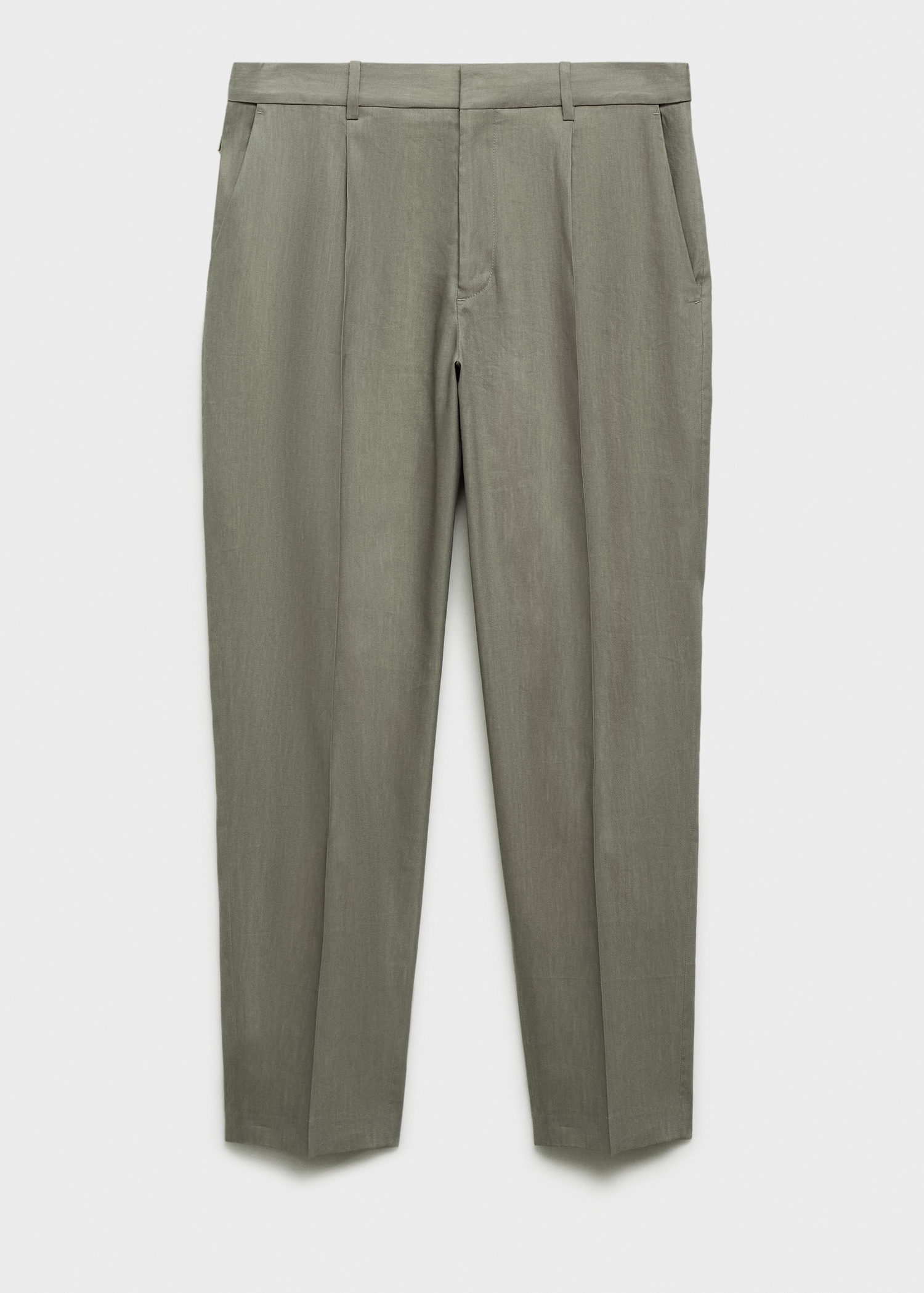 Pleated linen pants - Article without model