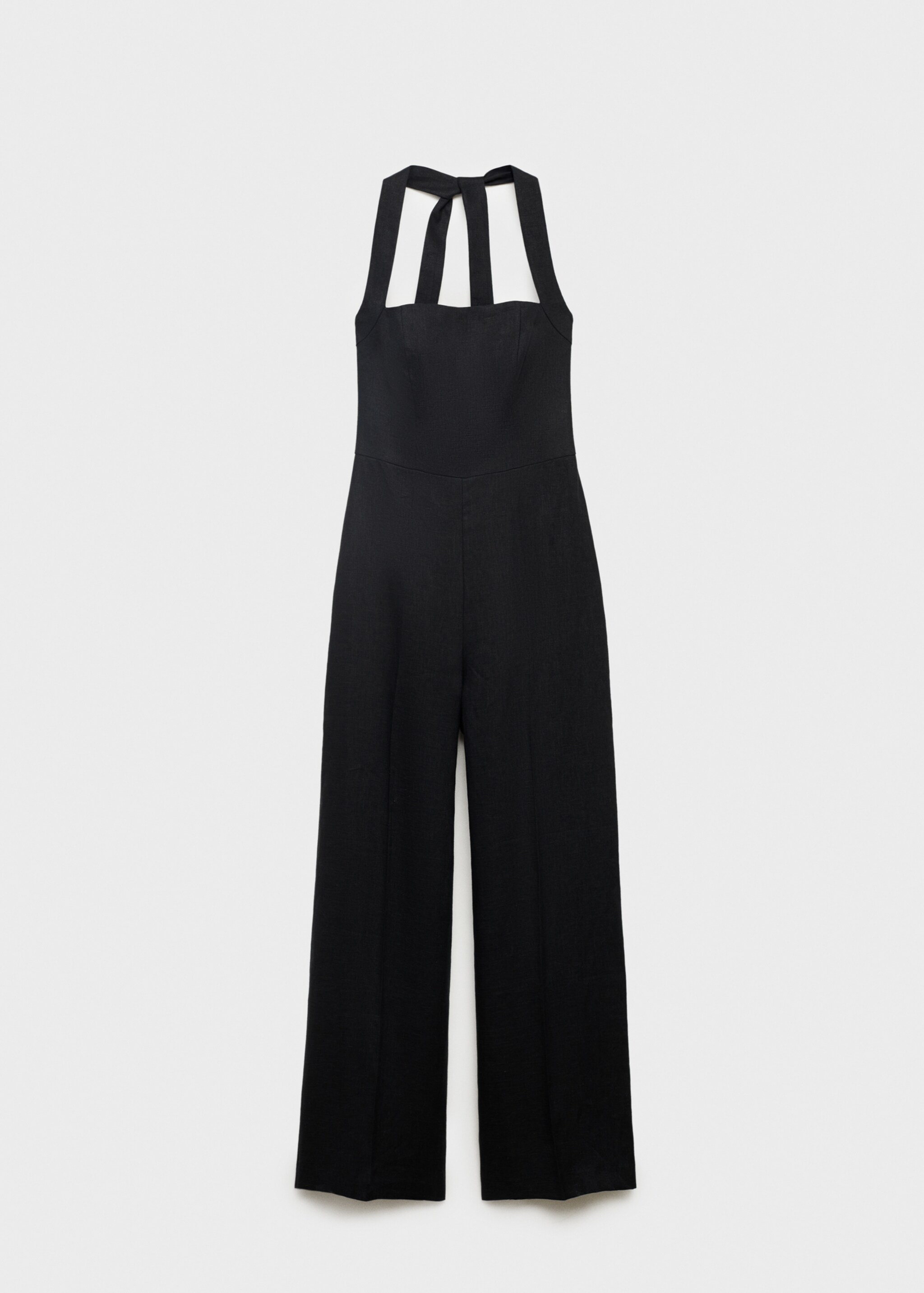 Linen halter jumpsuit - Article without model