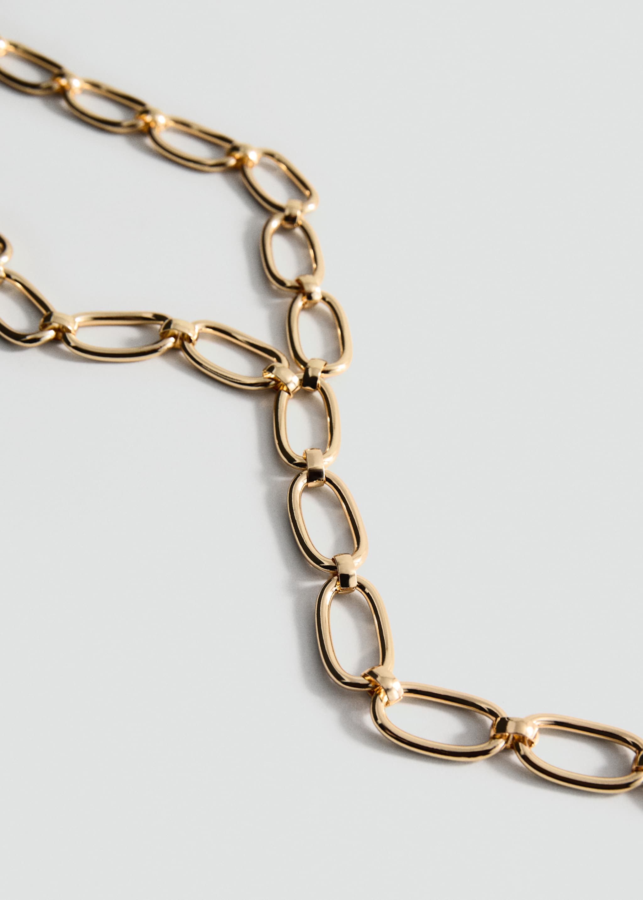 Lariat-design necklace - Medium plane