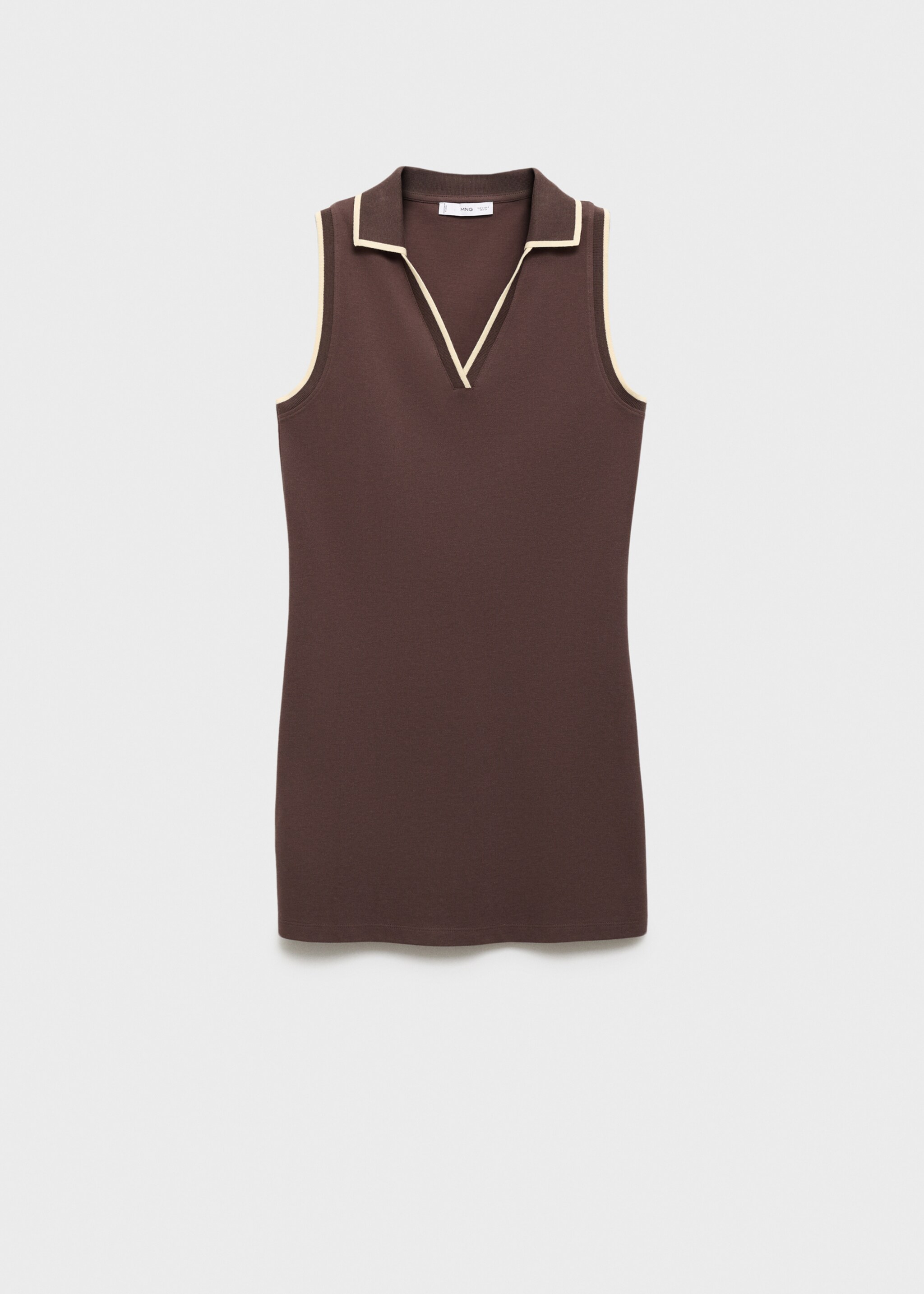 Short polo-style dress - Article without model
