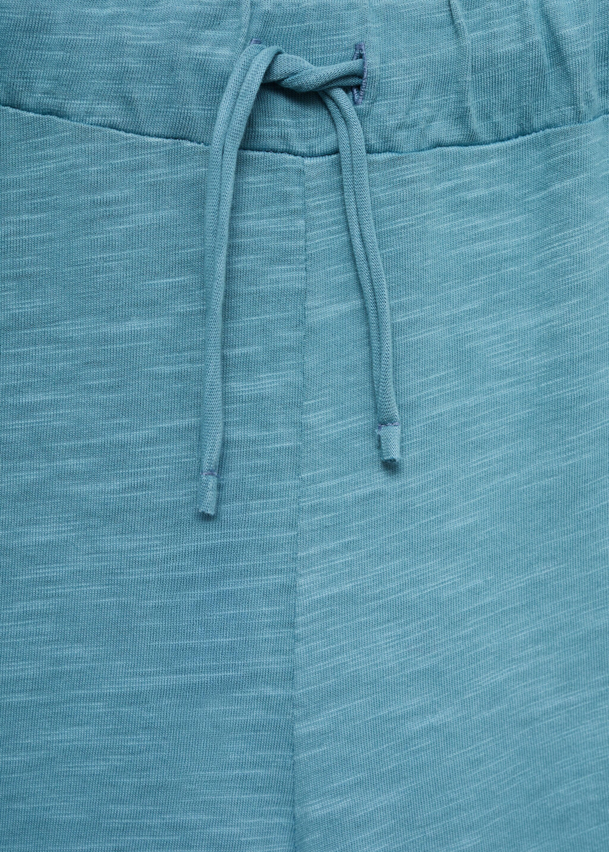 Cotton jogger-style trousers - Details of the article 8
