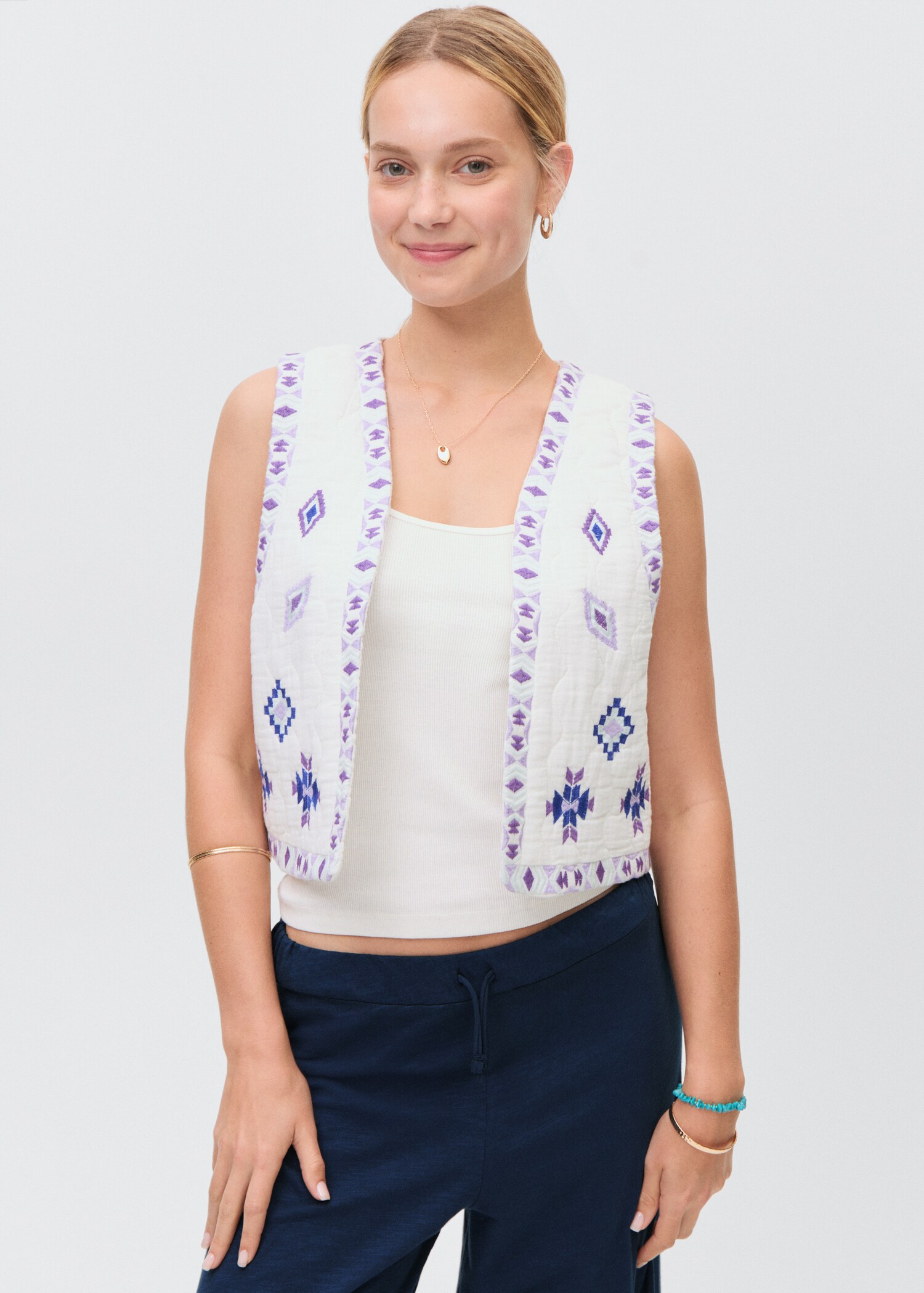 Pantalon jogger coton - Plan moyen