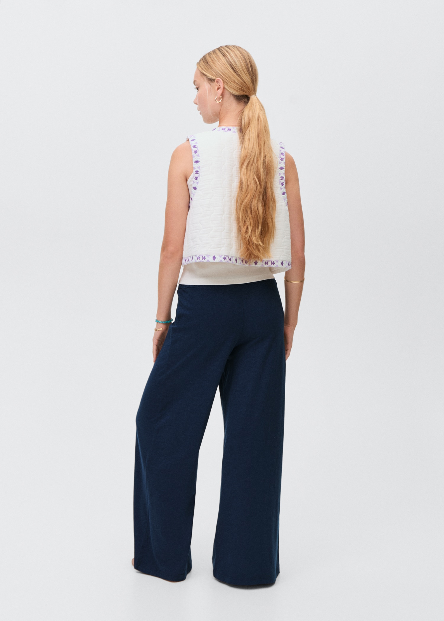 Pantalón jogger algodón - Reverso del artículo