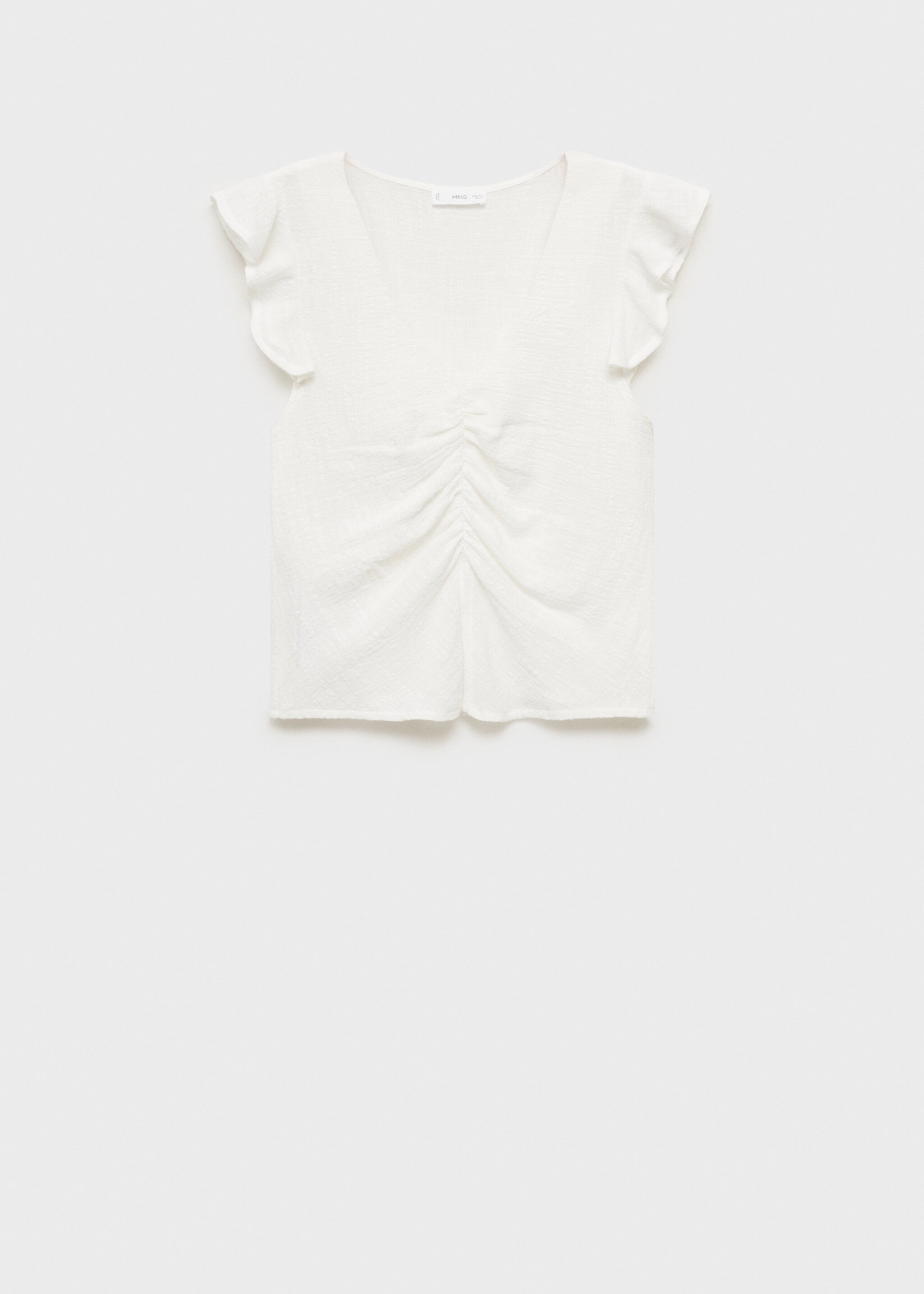 Ruffled-sleeve blouse - Article without model