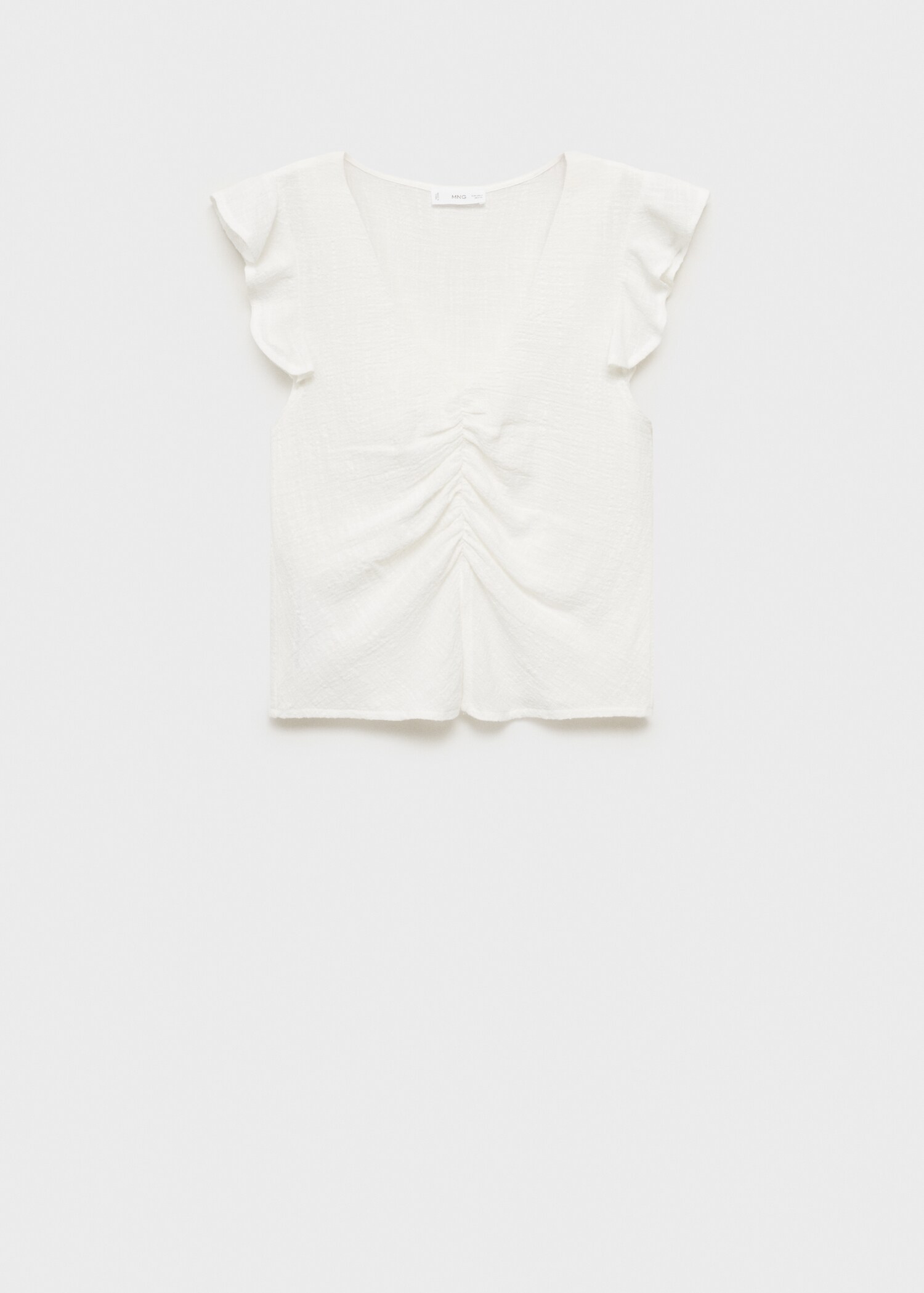 Ruffled-sleeve blouse - Article without model