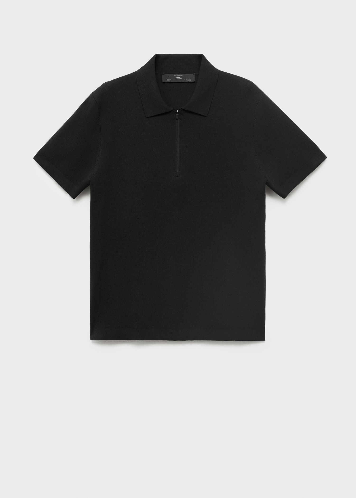 COOLMAX® Feinstrick-Poloshirt mit Reißverschluss - Artikel ohne Model