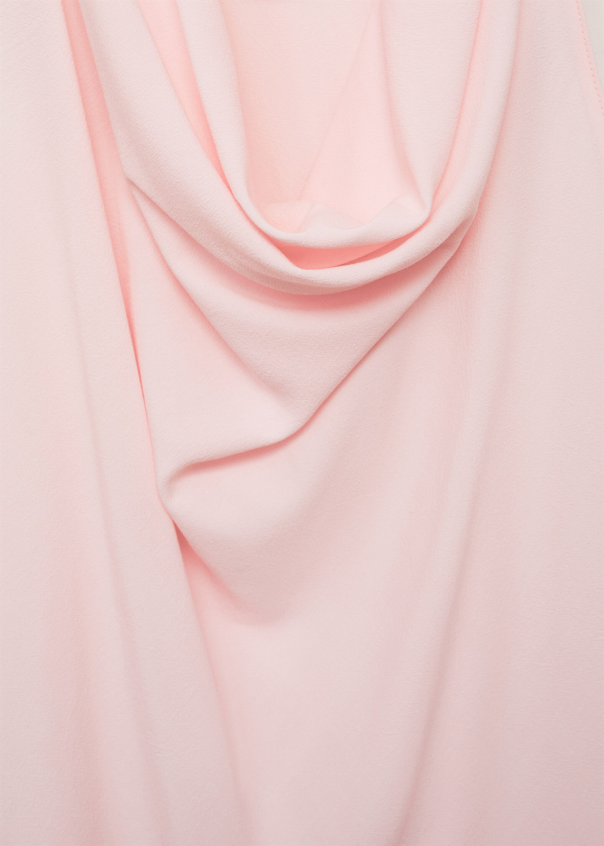 Draped blouse with flower detail - Details of the article 0