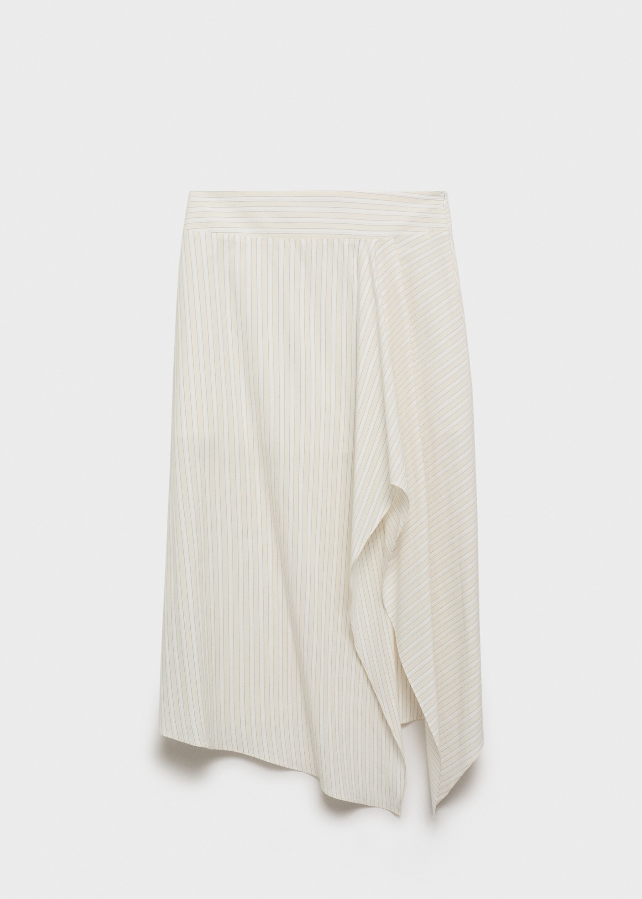 Striped asymmetric skirt - Article without model
