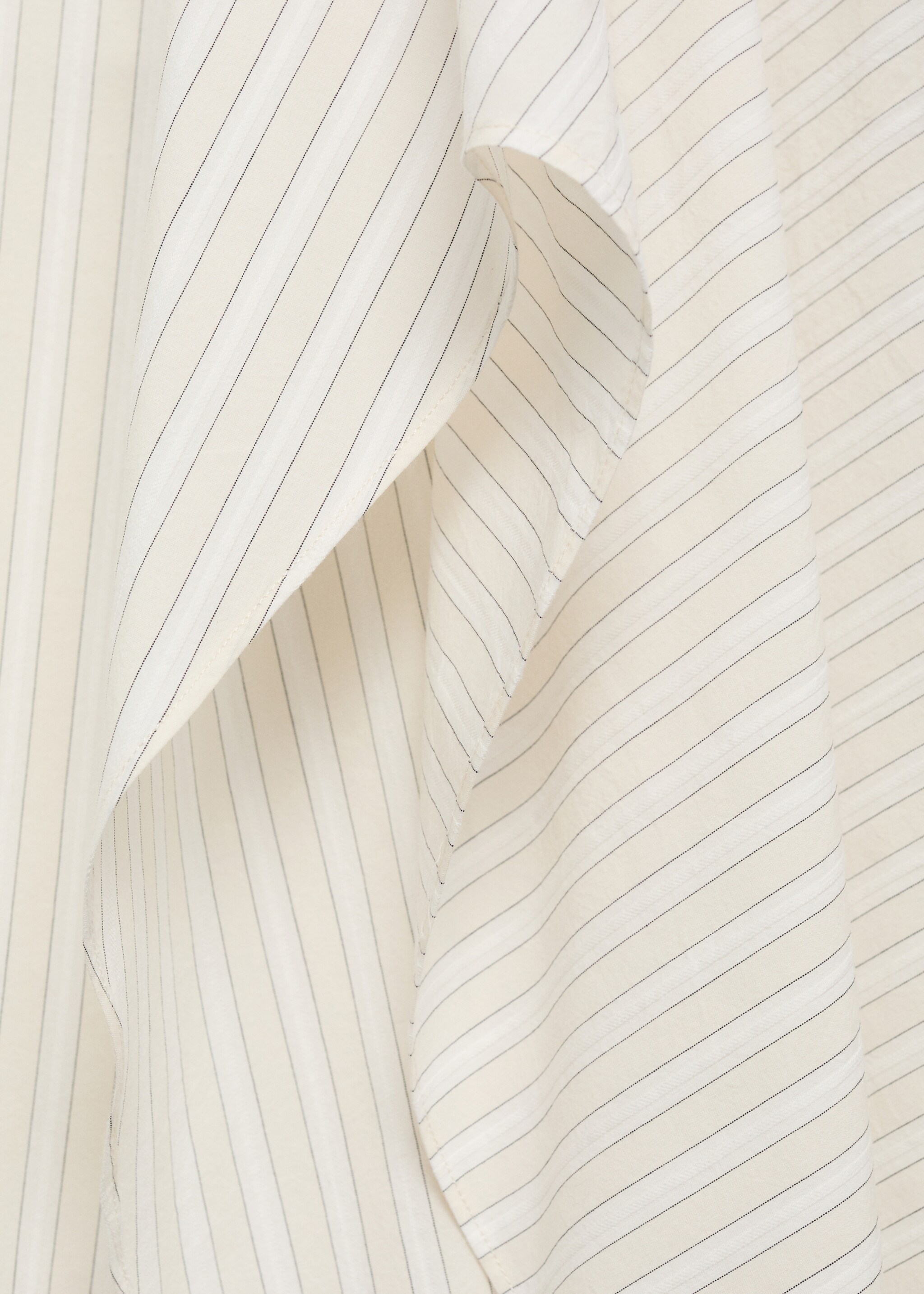Striped asymmetric skirt - Details of the article 0
