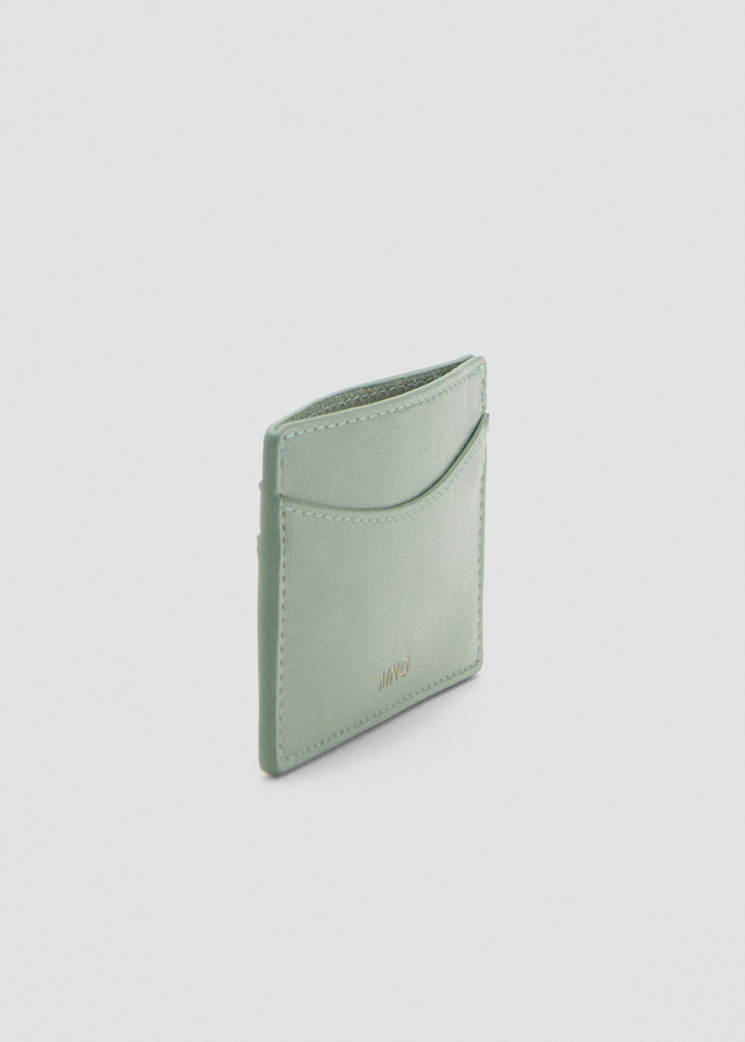 Porte-cartes simili-cuir effet grainé - Plan moyen