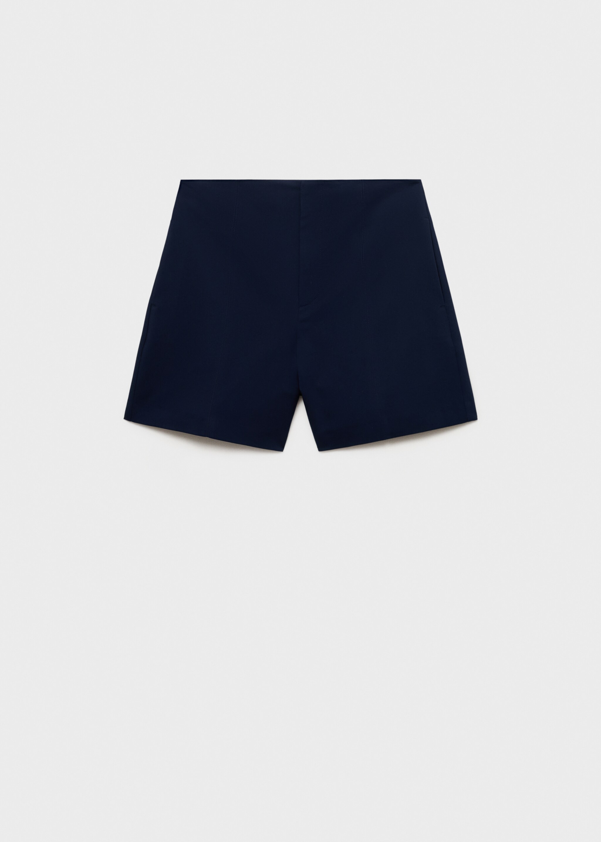 High-waist straight shorts - Article without model