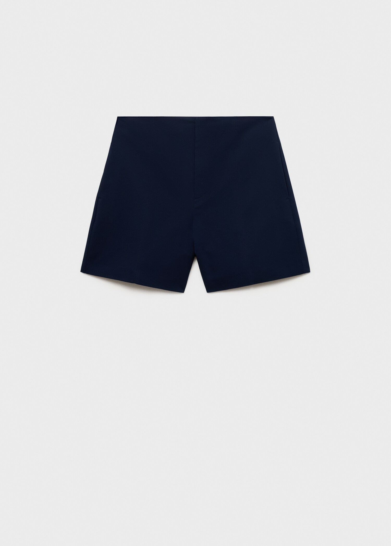 High-waist straight shorts - Article without model