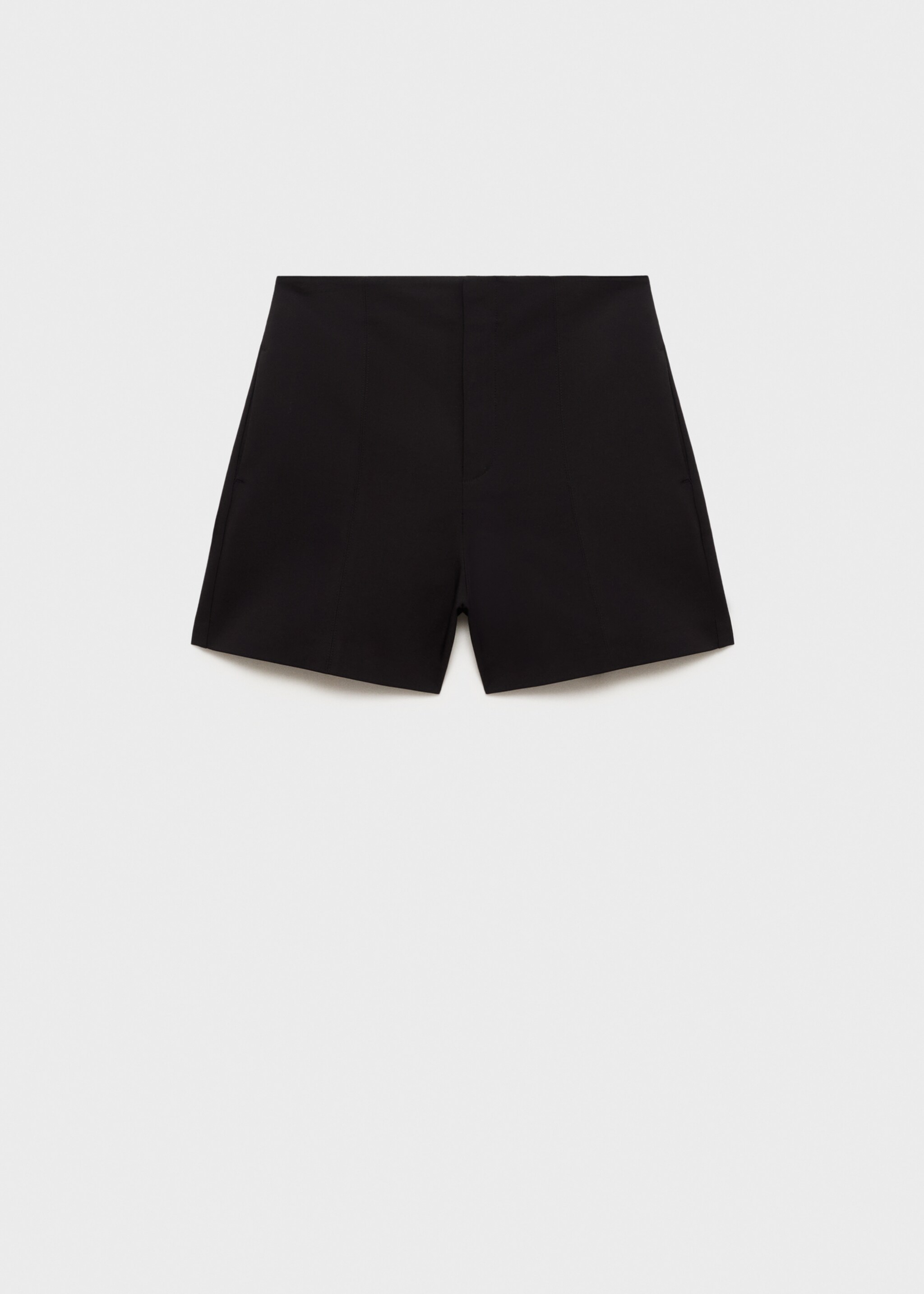 High-waist straight shorts - Article without model