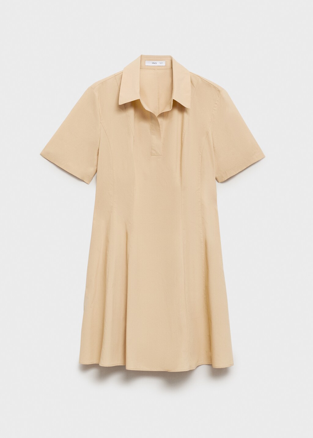 Cotton shirt dress - image 5