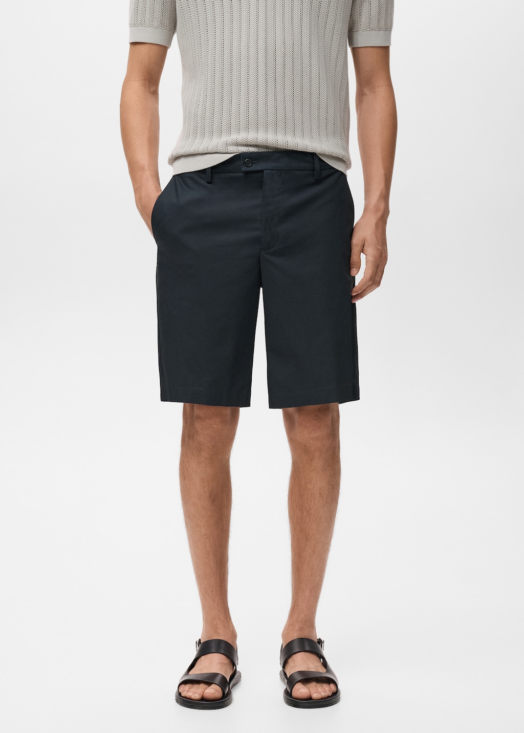 【SATUR】 Teo Cotton Bermuda Pants★送料・関税込★大人気★ WENKOMG1 Cotton Linen Shorts for Men,Casual Loose Solid