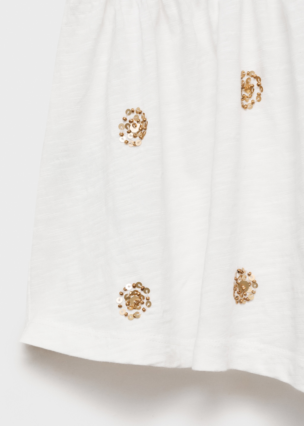 Sequin embroidery top - Teen | MANGO Canada