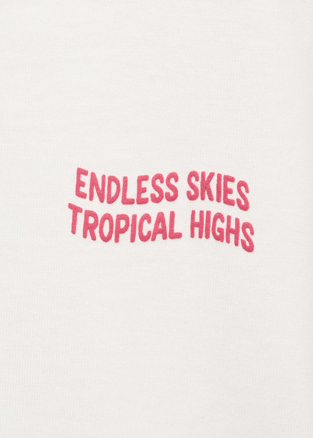 Printed cotton-blend T-shirt