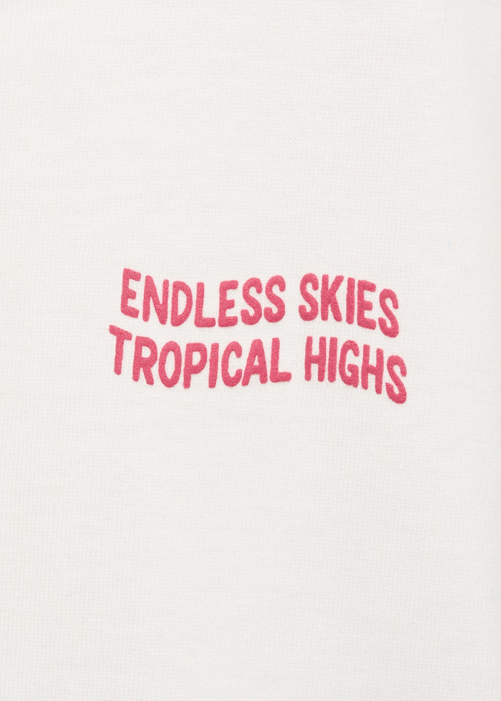 Printed cotton-blend T-shirt