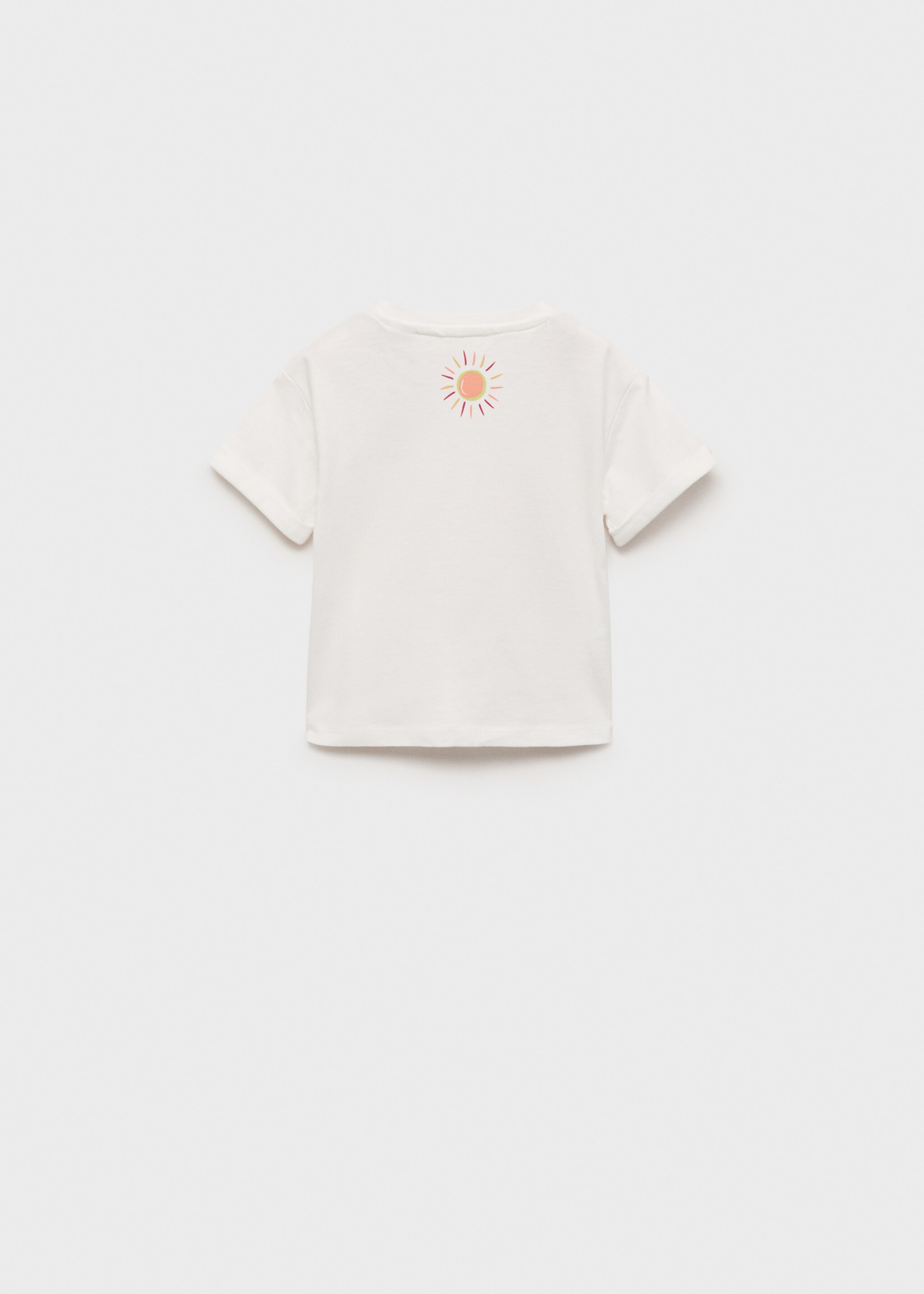T-shirt coton imprimé - Verso de l’article