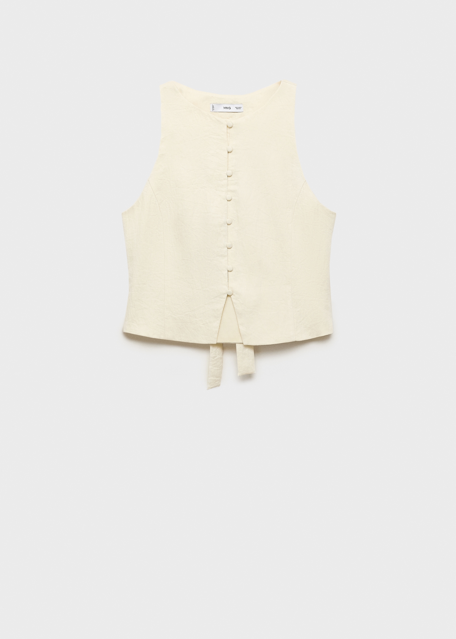 Vest with bow on the back - Article without model