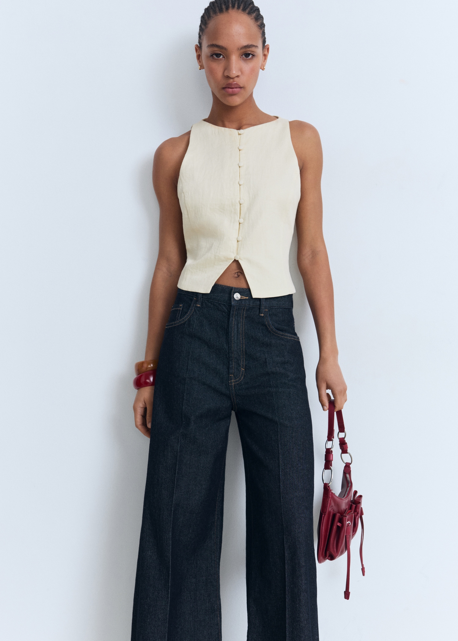 Vest with bow on the back - Details of the article 4