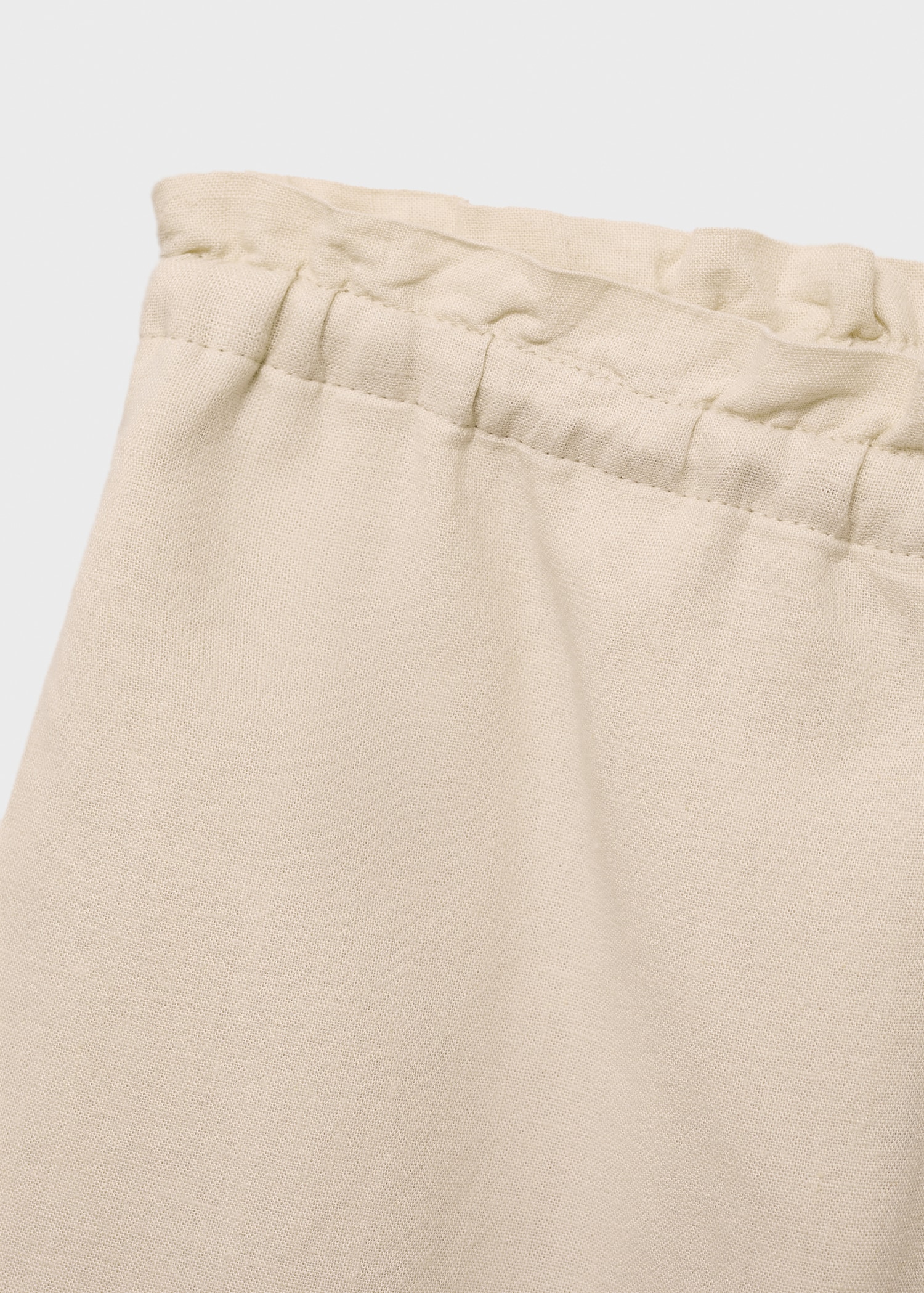 Shorts rectos lino cordón - Detalle del artículo 8