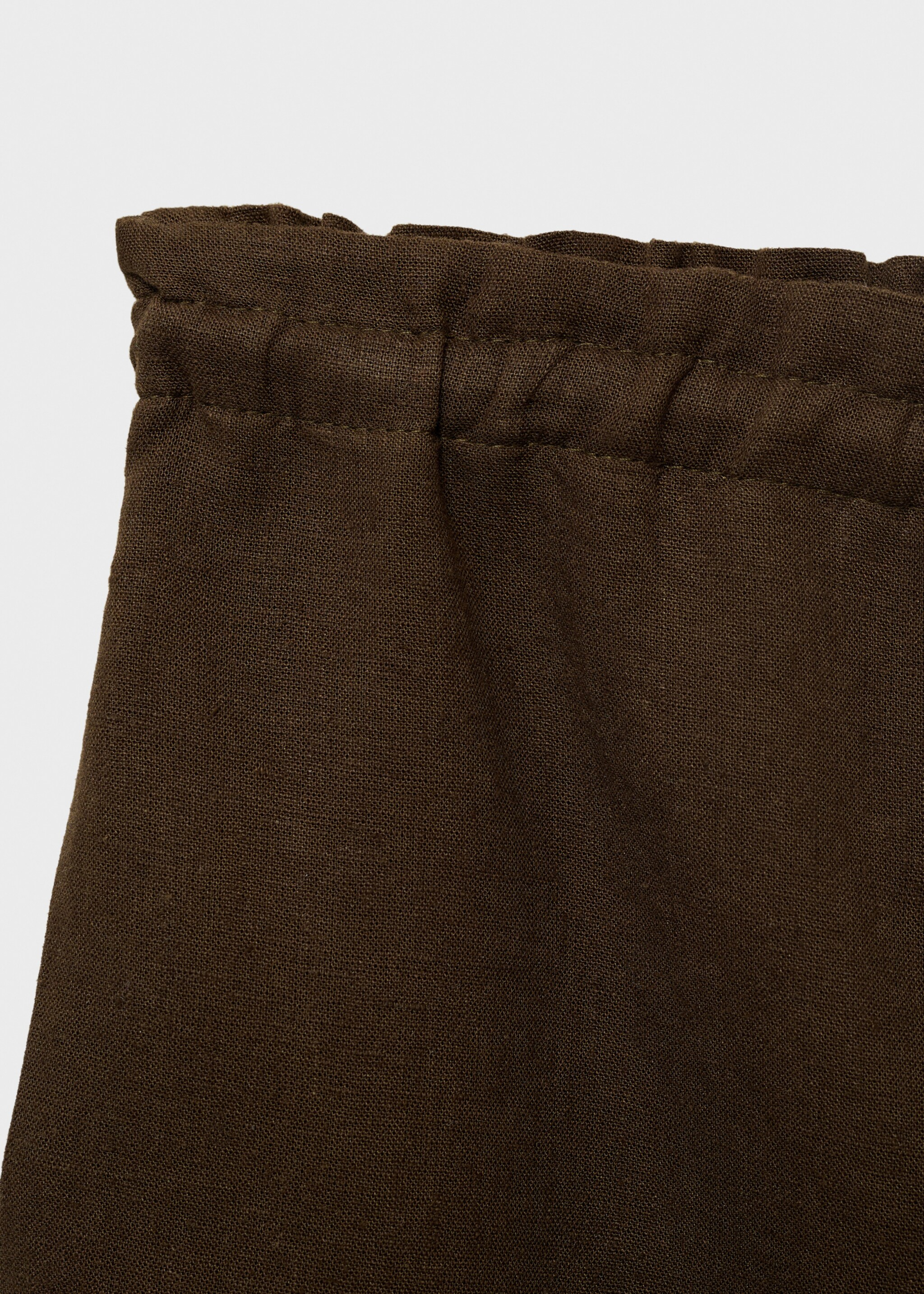 Linen shorts with drawstring - Details of the article 8