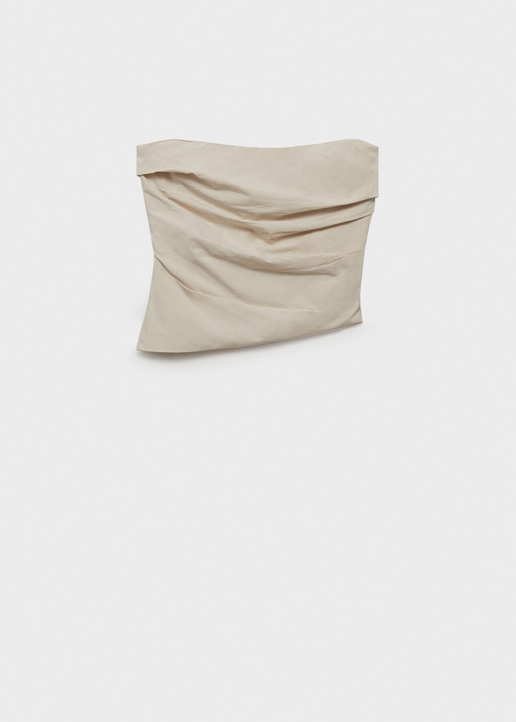 Asymmetrical strapless top - image 4