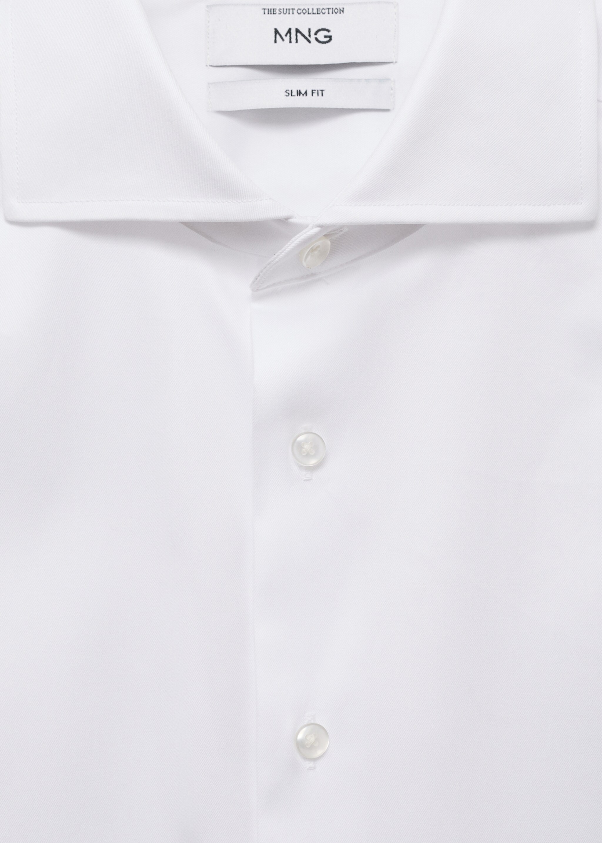 Slim-fit twill fabric suit with shirt cufflinks - Details of the article 8