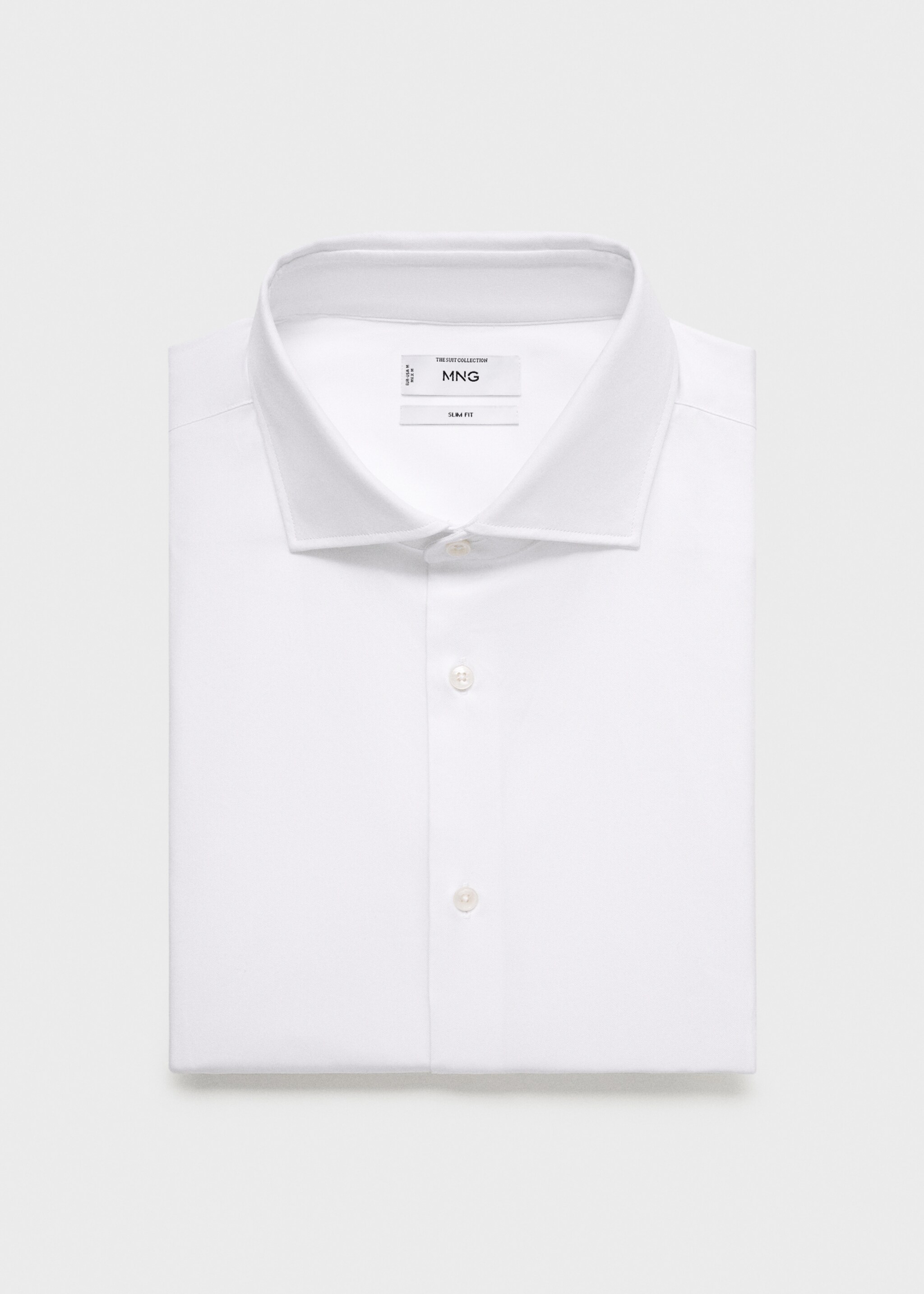 Slim-fit twill fabric suit with shirt cufflinks - Details of the article 9