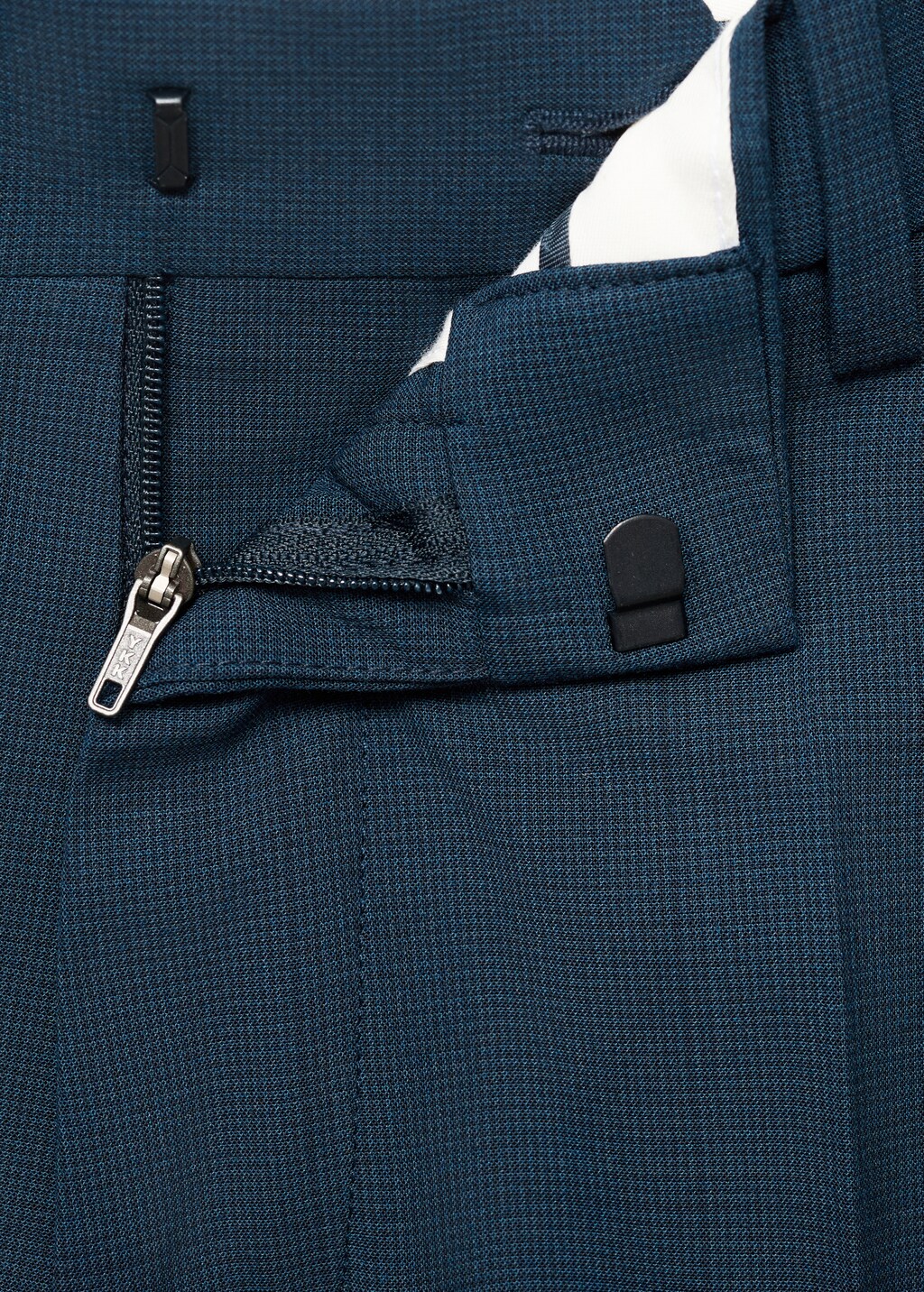 Costume Homme Deux Pièces Regular Fit - Veste Et Pantalon Uni, Boutonnage Simple, 70% Polyester 30% Coton
